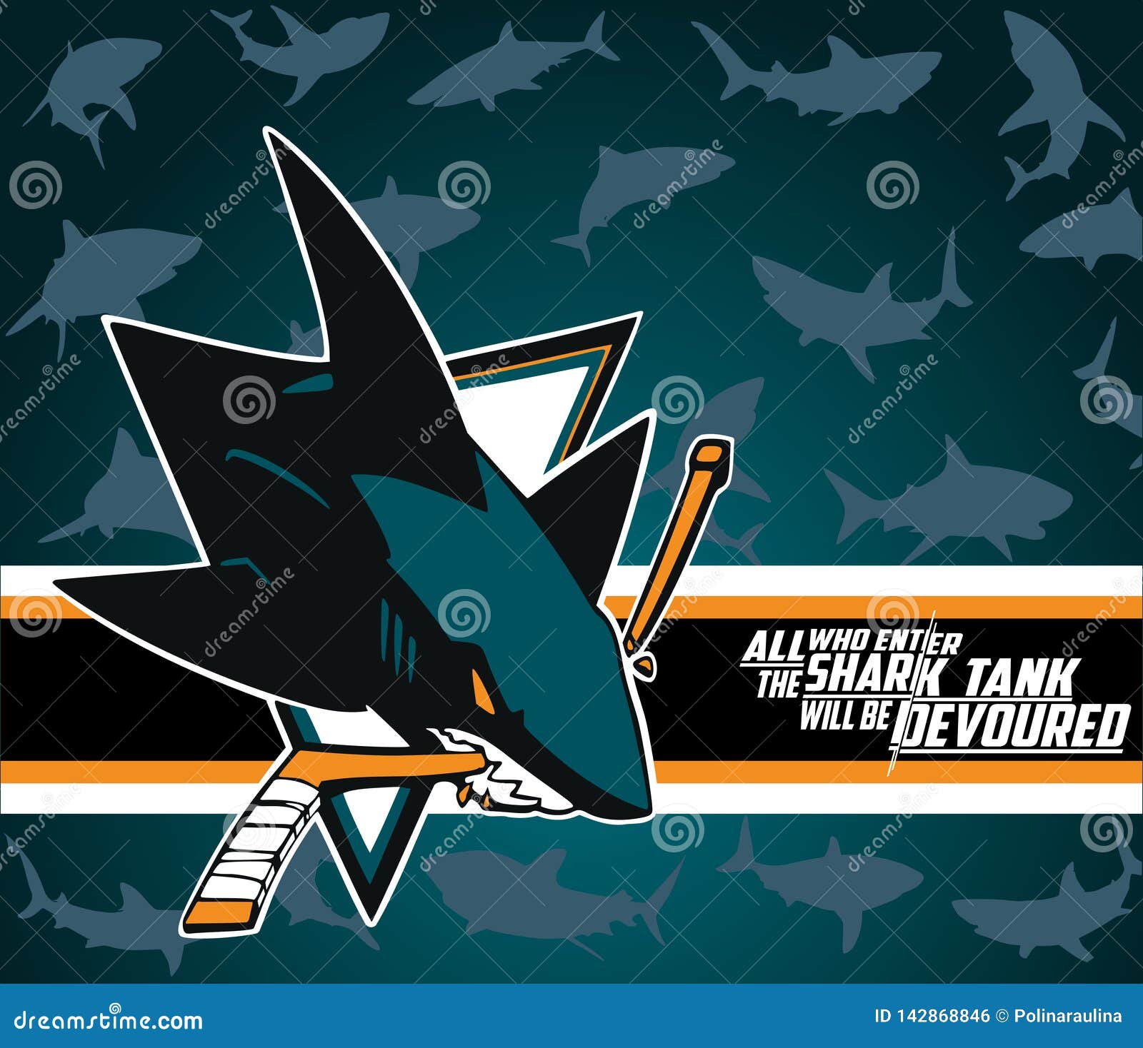 San Jose Sharks Logo Stock Illustrations – 29 San Jose Sharks Logo