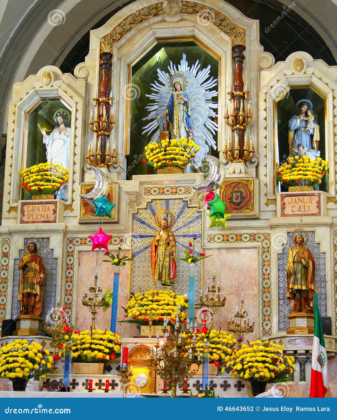 Altar of San Judas Tadeo Church in Mexico City I Stock Photo - Image of mexico, flowers: 46643652 Altar of San Judas Tadeo Church in Mexico City I Stock Photo - Image of mexico, flowers: 46643652