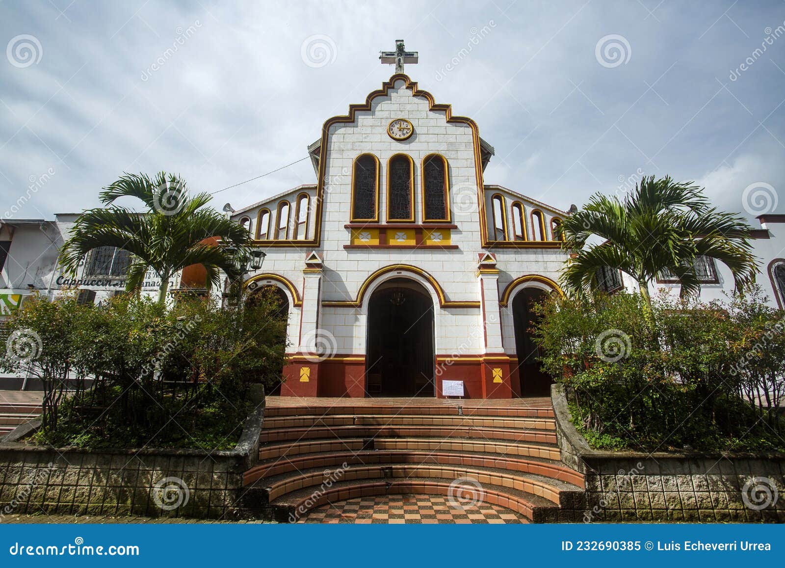San Luis, Antioquia. Colombia - October 13, 2021. Iglesia De San Luis  Gonzaga, is a Colombian Temple of Catholic Worship Editorial Image - Image  of department, tourism: 232690385