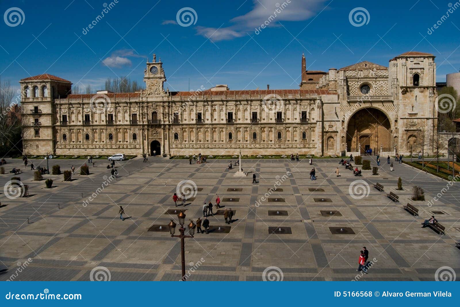 san marcos monastery in leon.