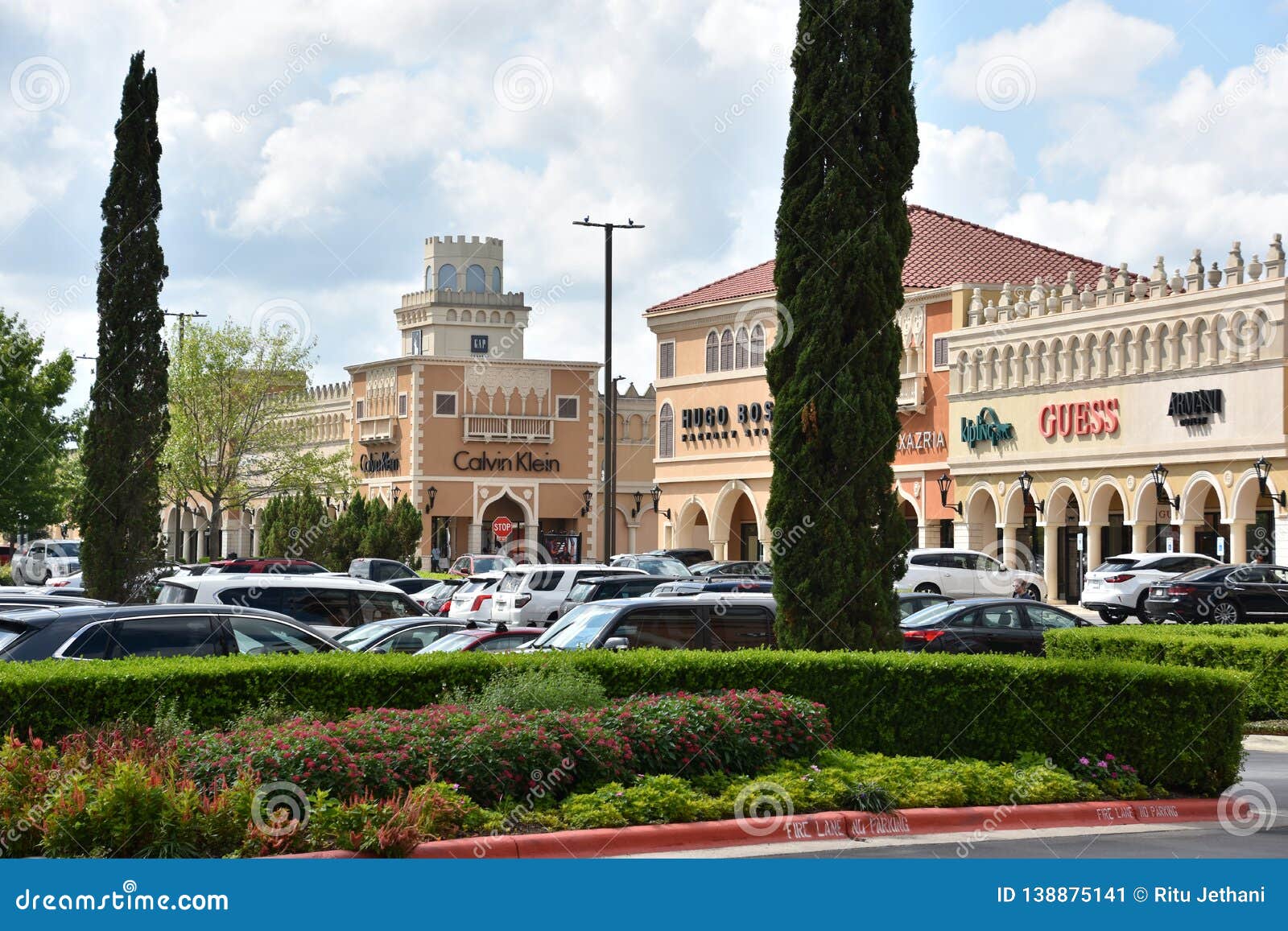 San Marcos Premium Outlets Em Texas Foto Editorial Imagem de