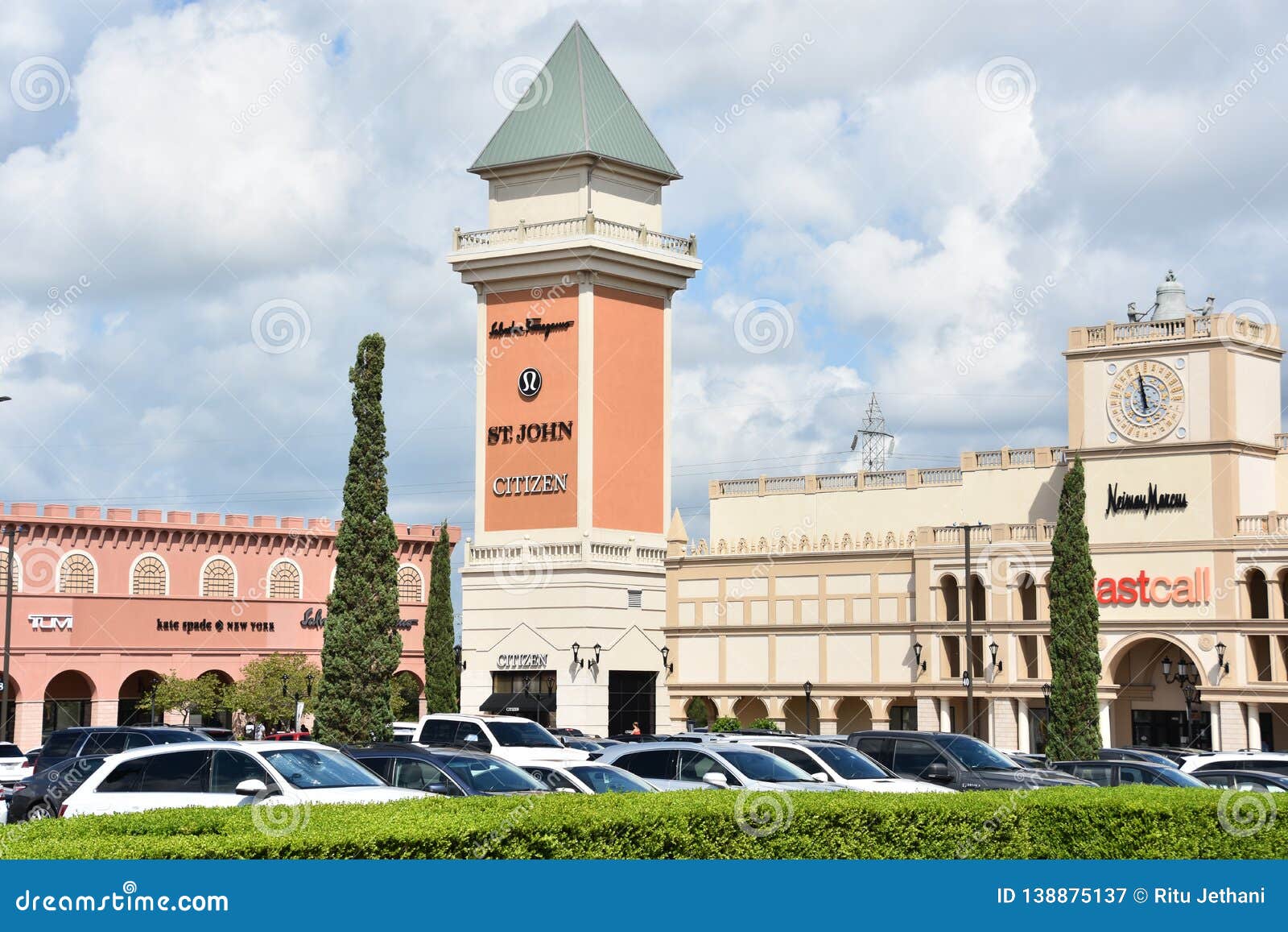 San Marcos Premium Outlets En Tejas Fotografía editorial Imagen de