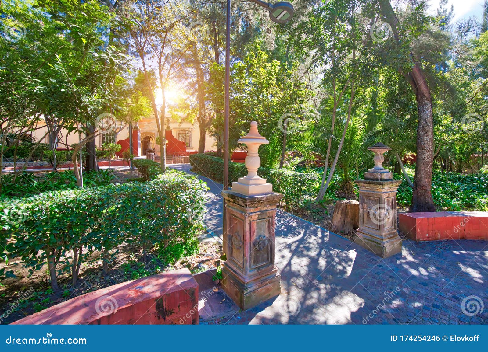 san miguel de allende, benito huarez park in zona centro in historic city center