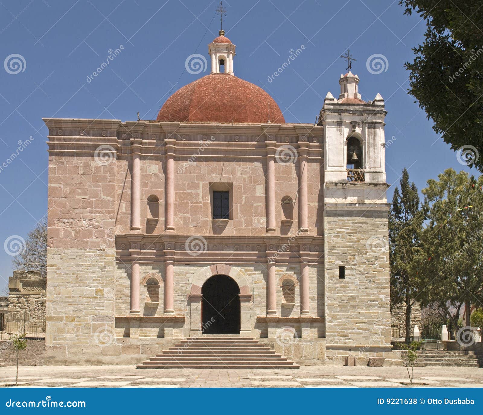 san pablo church in mitla, oaxaca, mexico