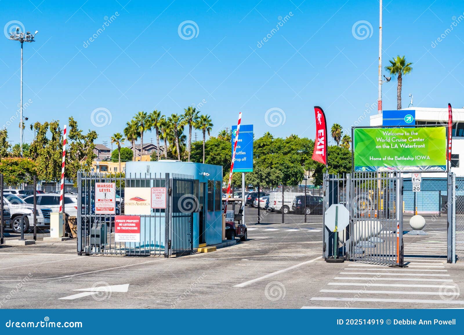 los angeles world cruise center parking photos