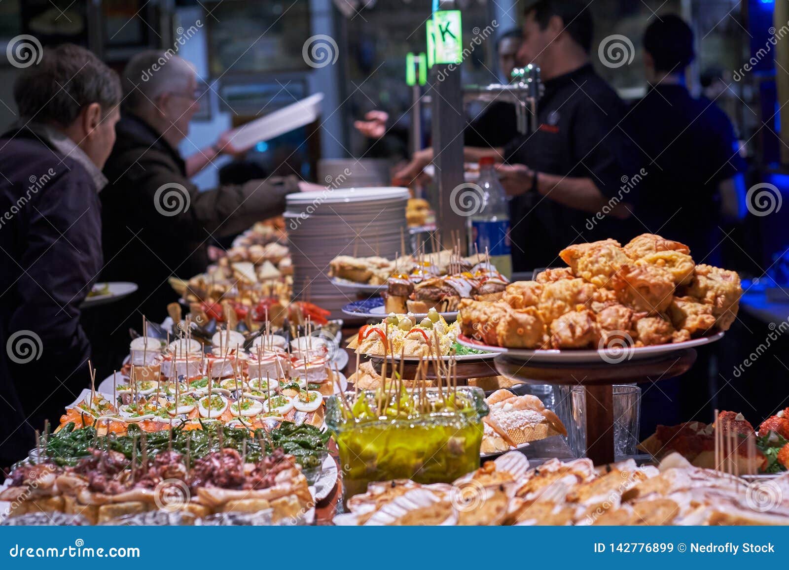 San SebastiÃ¡n, Donostia, Basque Country, Spain; 03-18-2019 Typical San  Sebastian Bar Where Tapas and Pinchos are Eaten Editorial Stock Image -  Image of mediterranean, country: 142776899