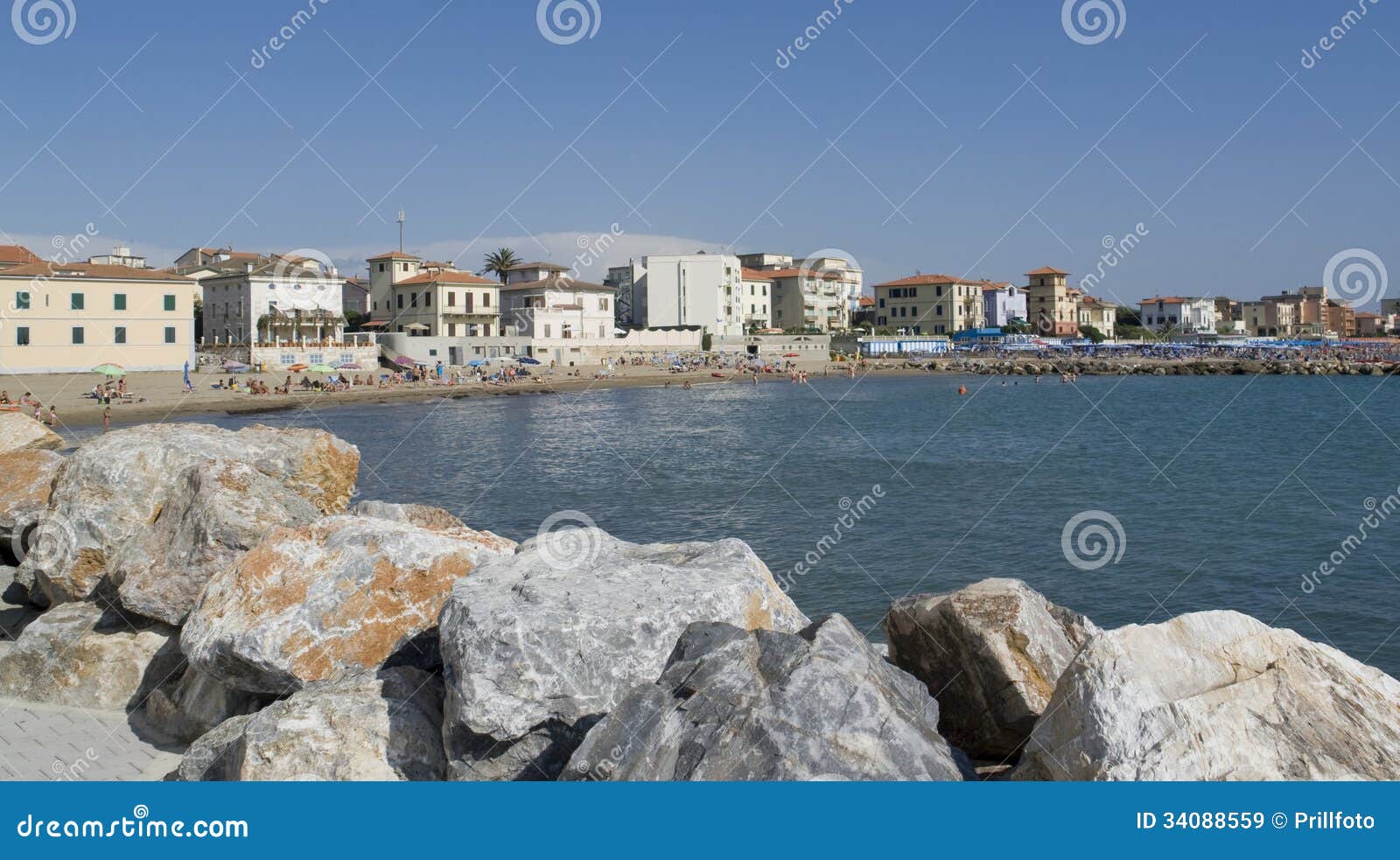 San Vincenzo imagem de stock. Imagem de cidade, areia - 34088559