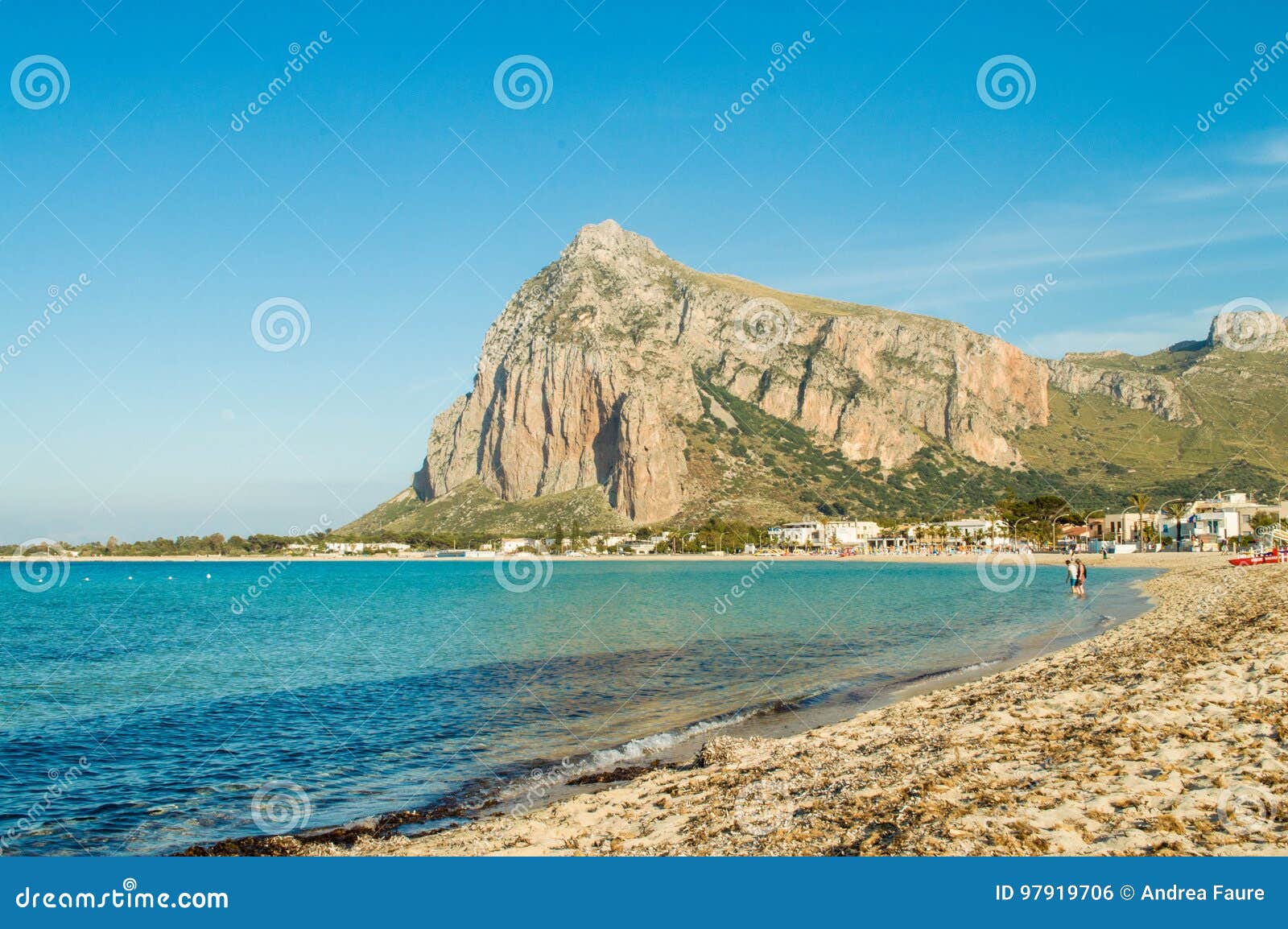 San Vito Lo Capo View of the Beach Editorial Photo Image of seaside