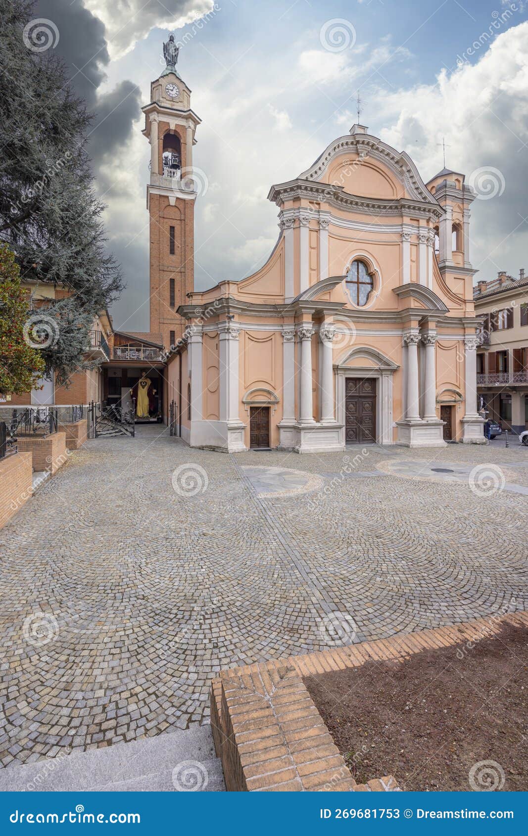 san vittore church, canale, piedmont, italy