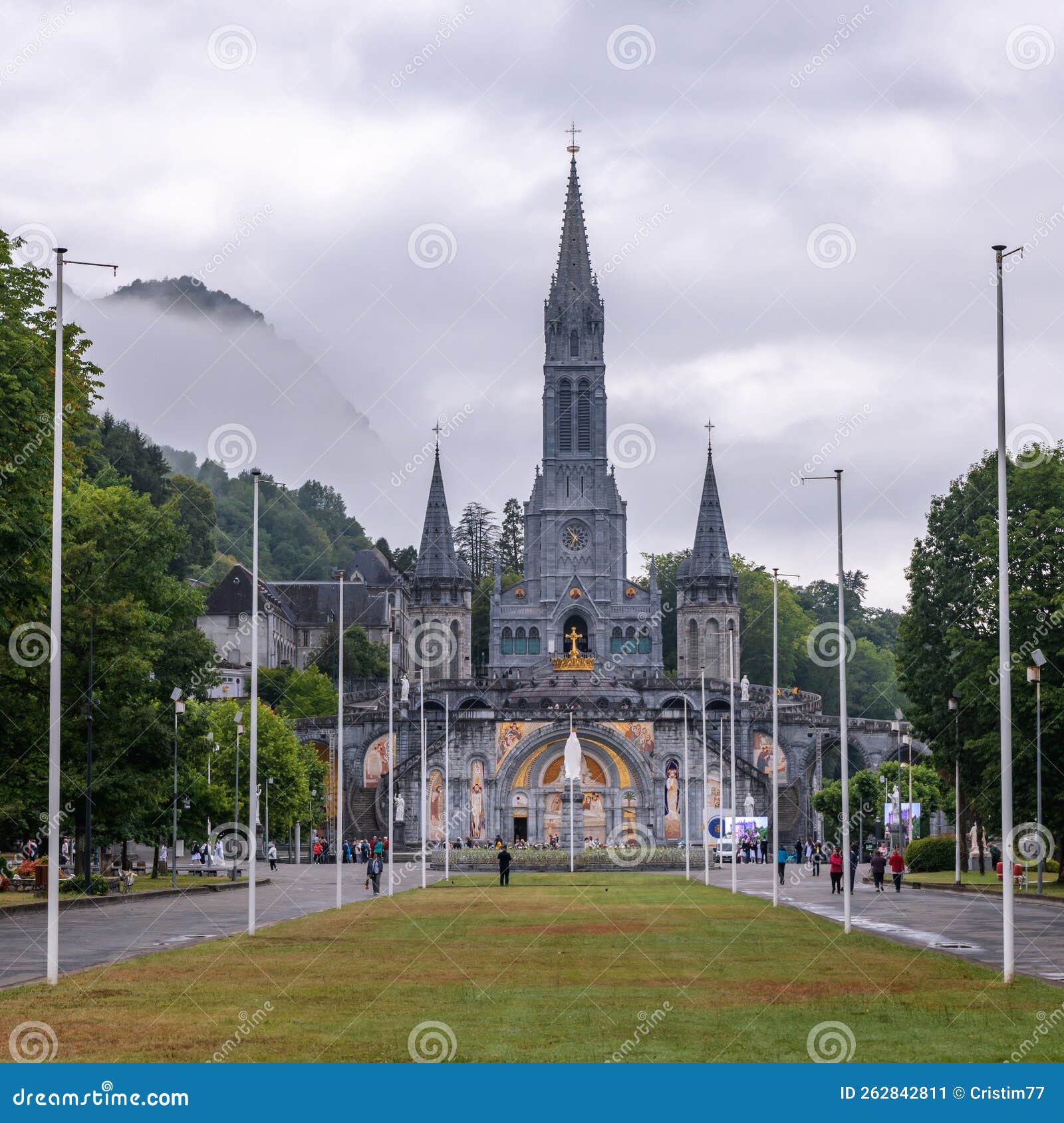 Sanctuaire De Notre-Dame De Lourdes, the Sanctuary of Our Lady of ...