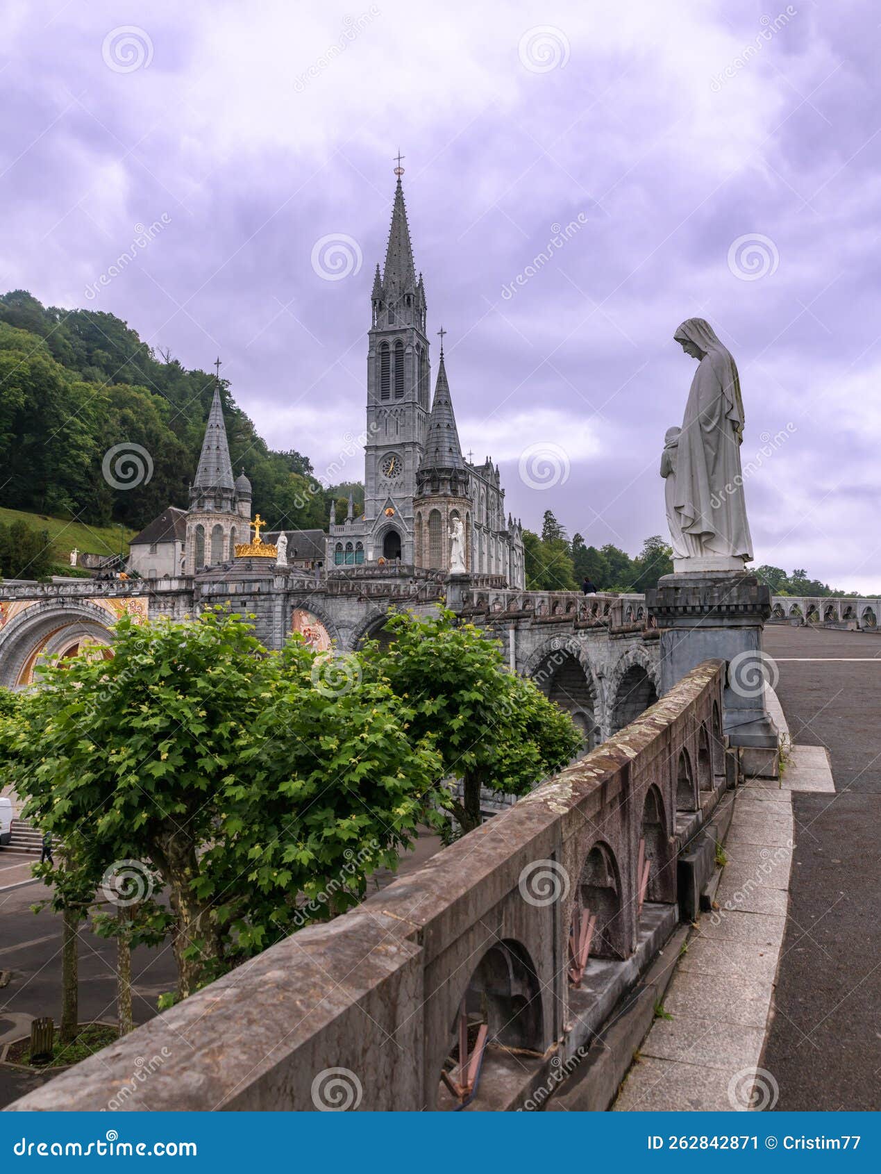 Sanctuaire De Notre-Dame De Lourdes, the Sanctuary of Our Lady of ...