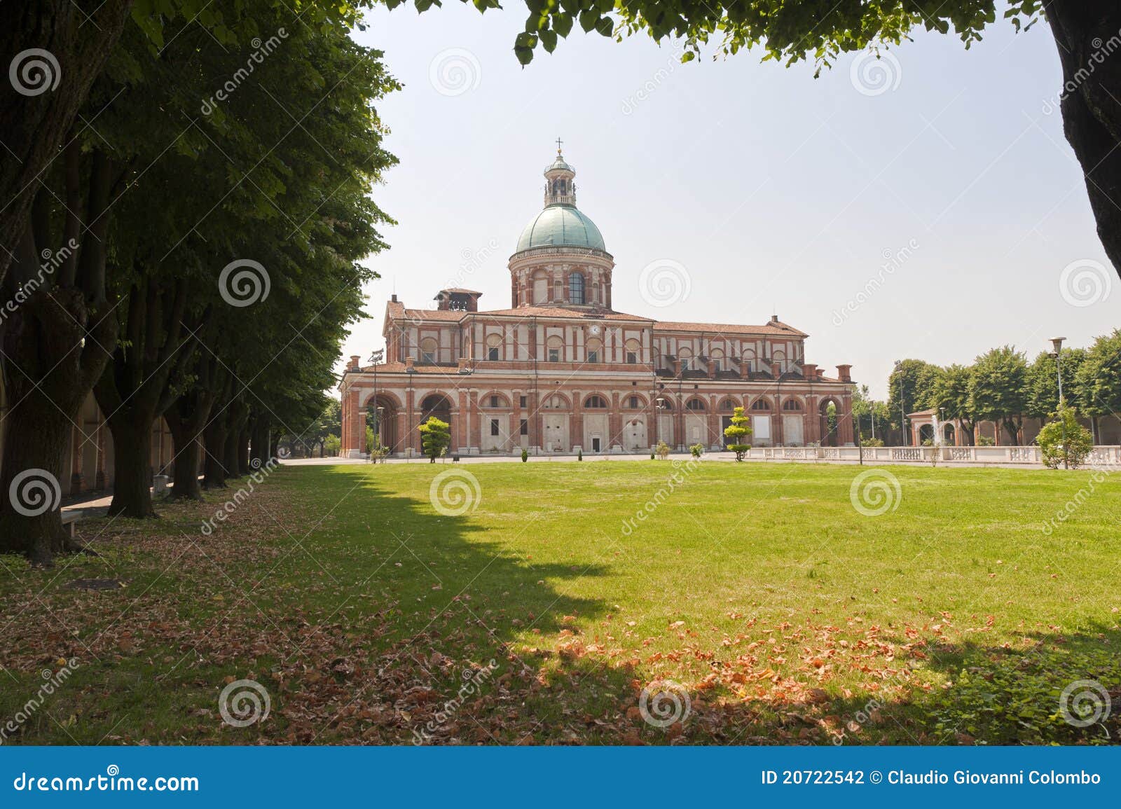 sanctuary of caravaggio, church and park