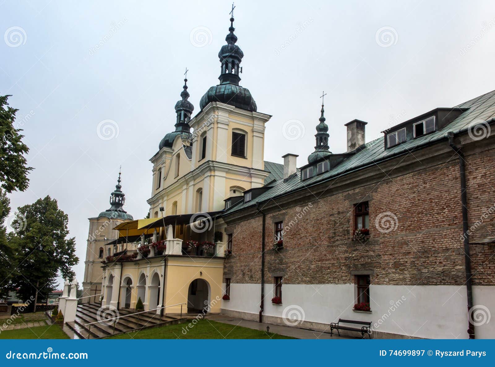 sanctuary and the franciscan monastery in kalwaria paclawska in