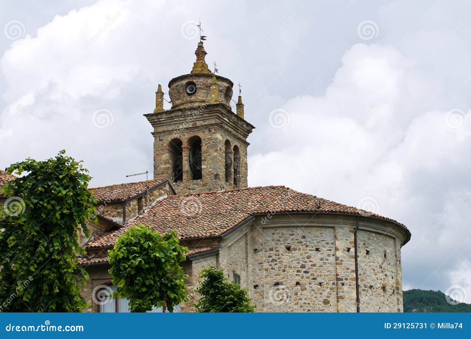 sanctuary of madonna dell'aiuto. bobbio. emilia-romagna. italy.