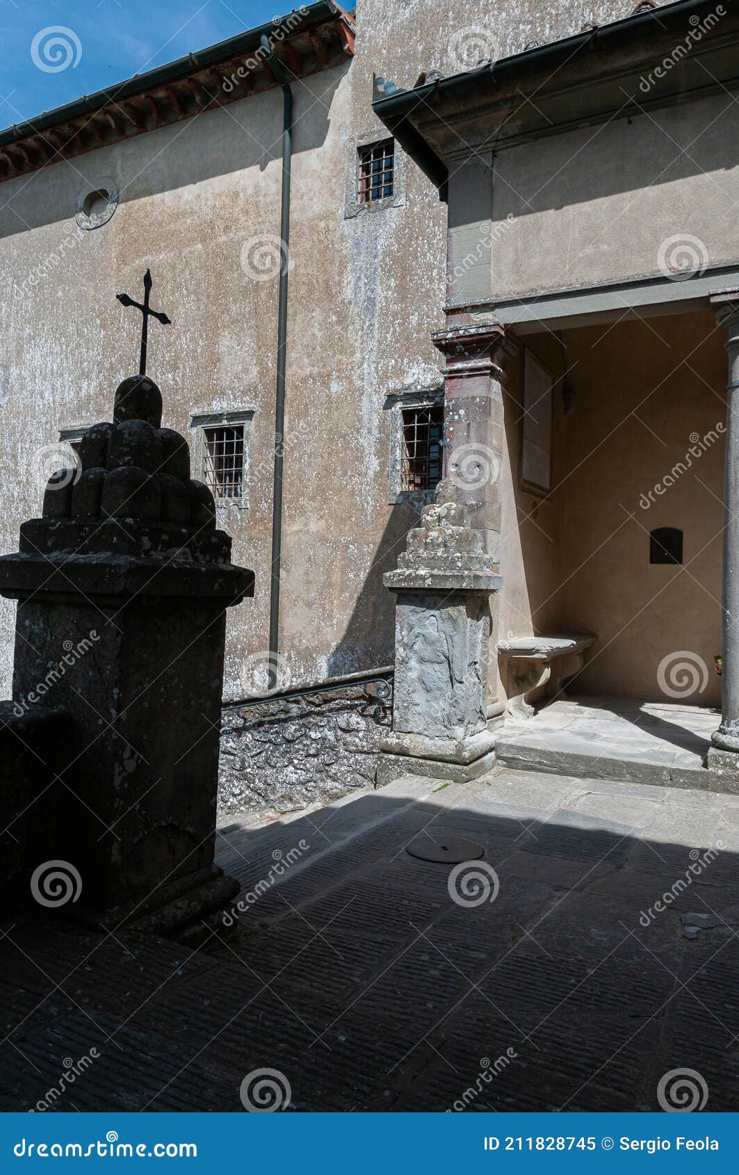 vaglia, florence, tuscany. sanctuary of monte senario