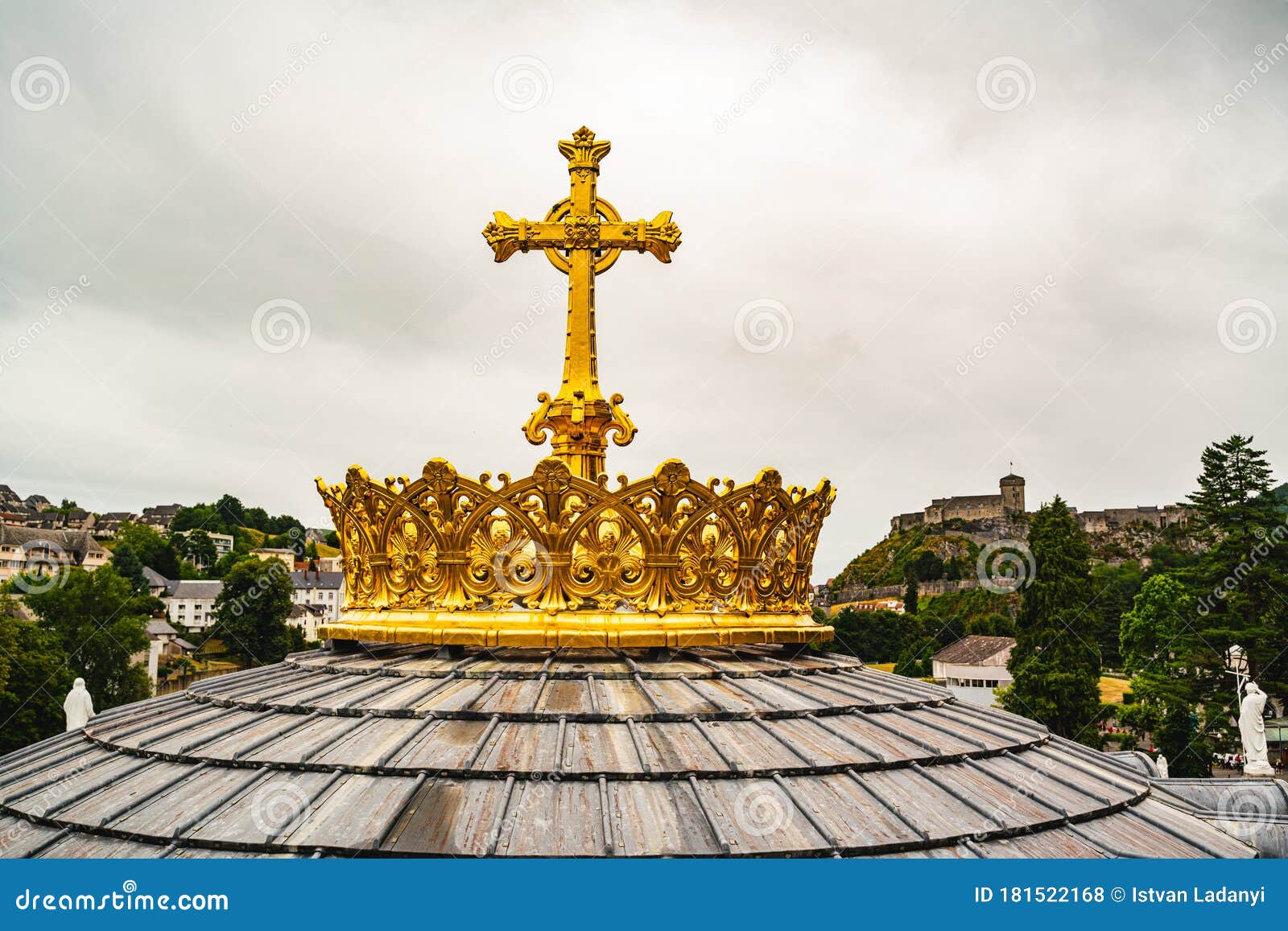 Sanctuary of Our Lady of Lourdes Editorial Stock Photo - Image of ...