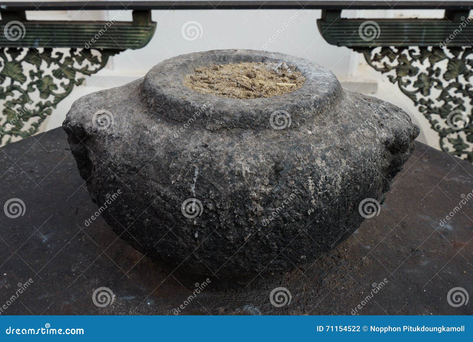 Sand in the Ancient Incense Burner Stock Photo Image of smell, belief