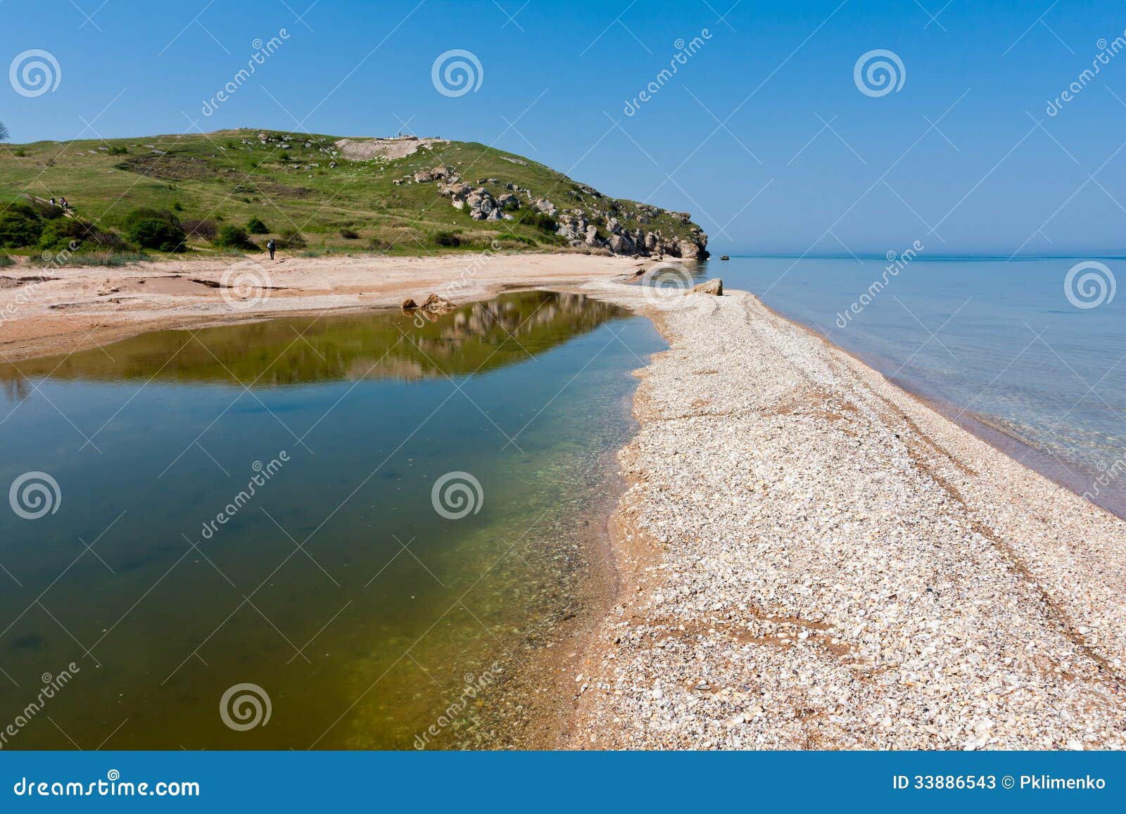 Sand bar on sea coast stock image. Image of outdoors 33886543