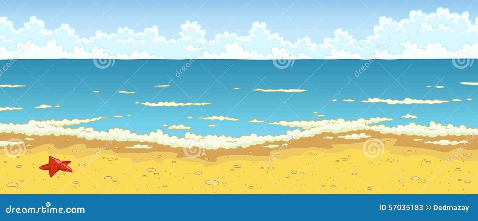 Sand beach stock vector. Illustration of scenics, scene - 57035183 Sand beach stock vector. Illustration of scenics, scene - 57035183