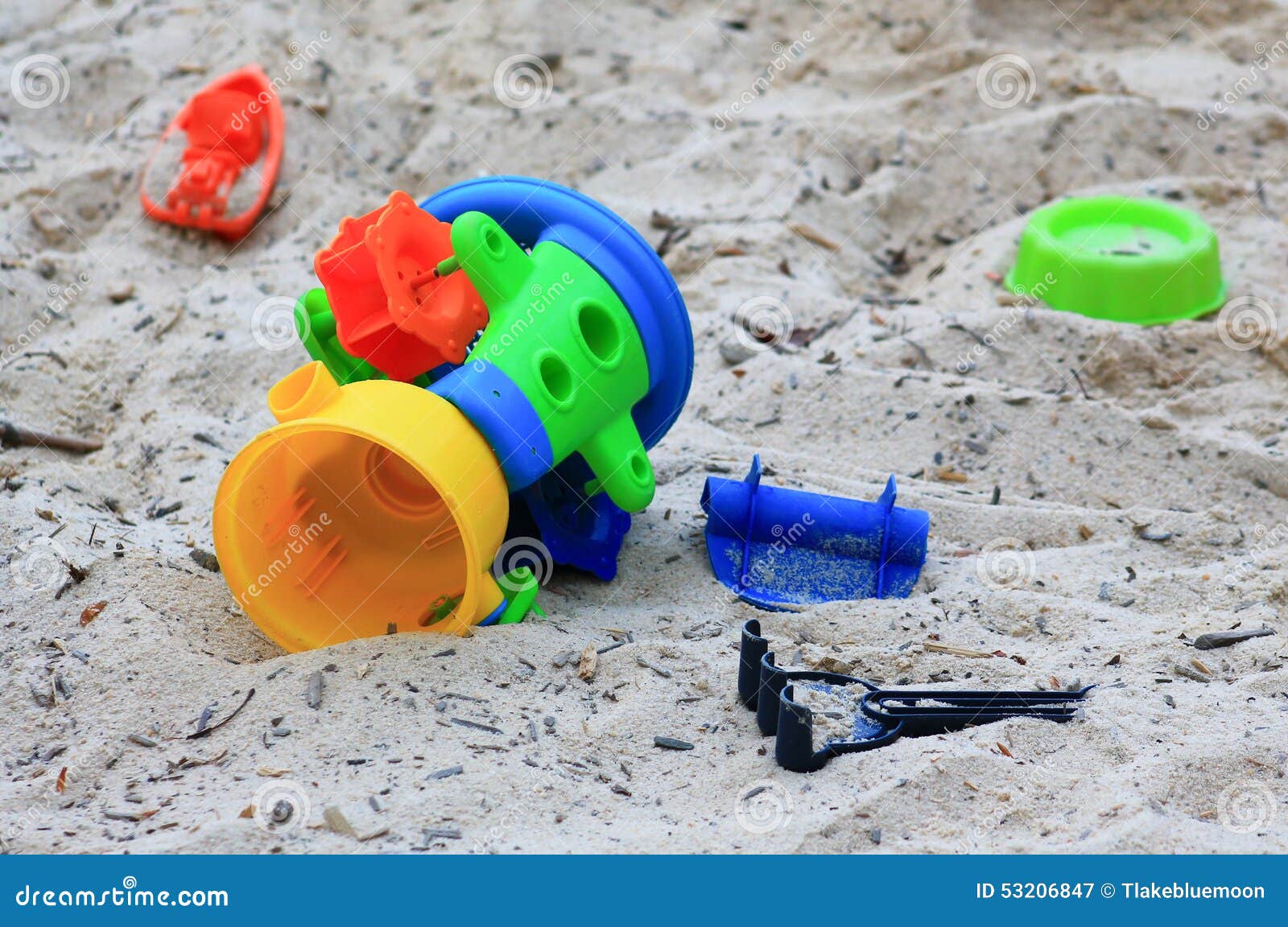 Sand box toys stock image. Image of colored, play, toys 53206847