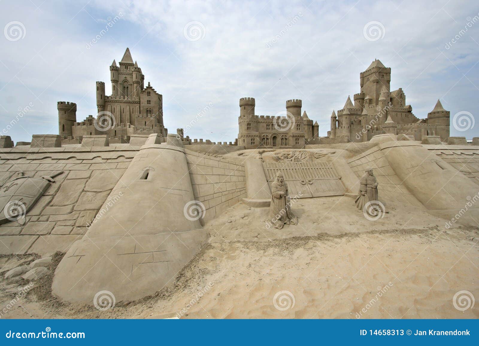 Sand Castle stock image. Image of sand, medieval, tale 14658313