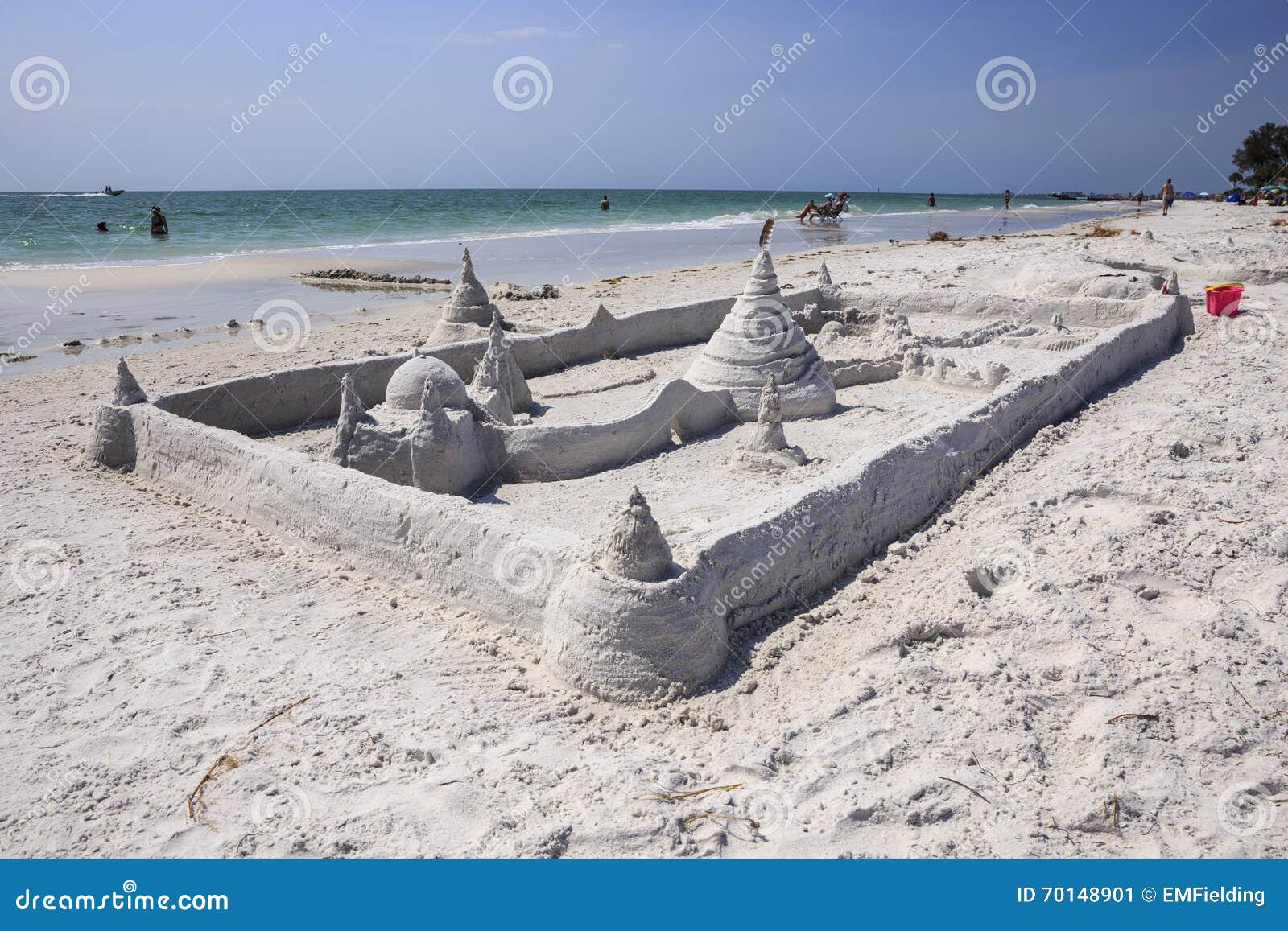 Sand Castle Siesta Key Florida Stock Image Image Of Travel