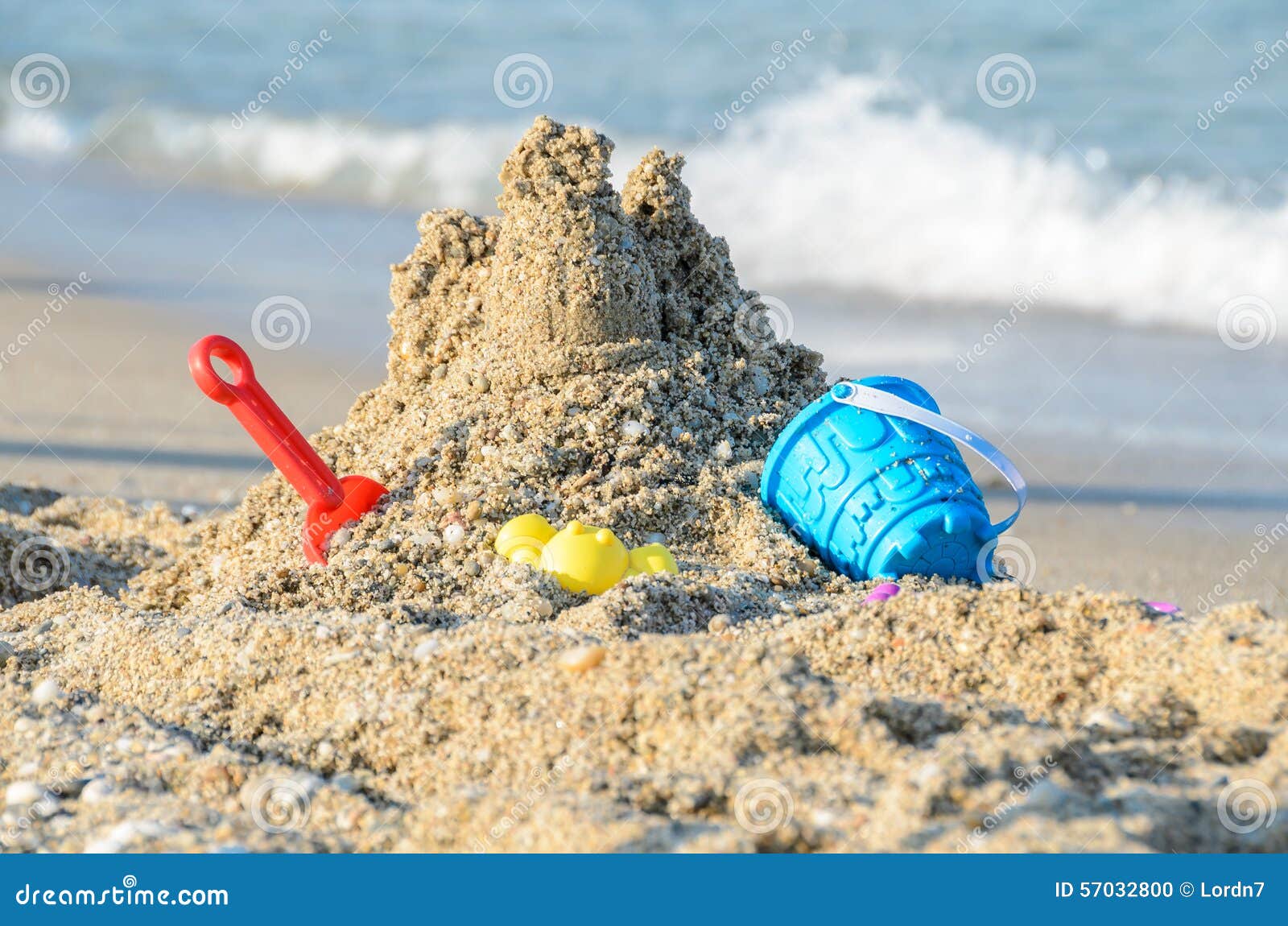 Sand Castle Stock Photo - Image: 57032800