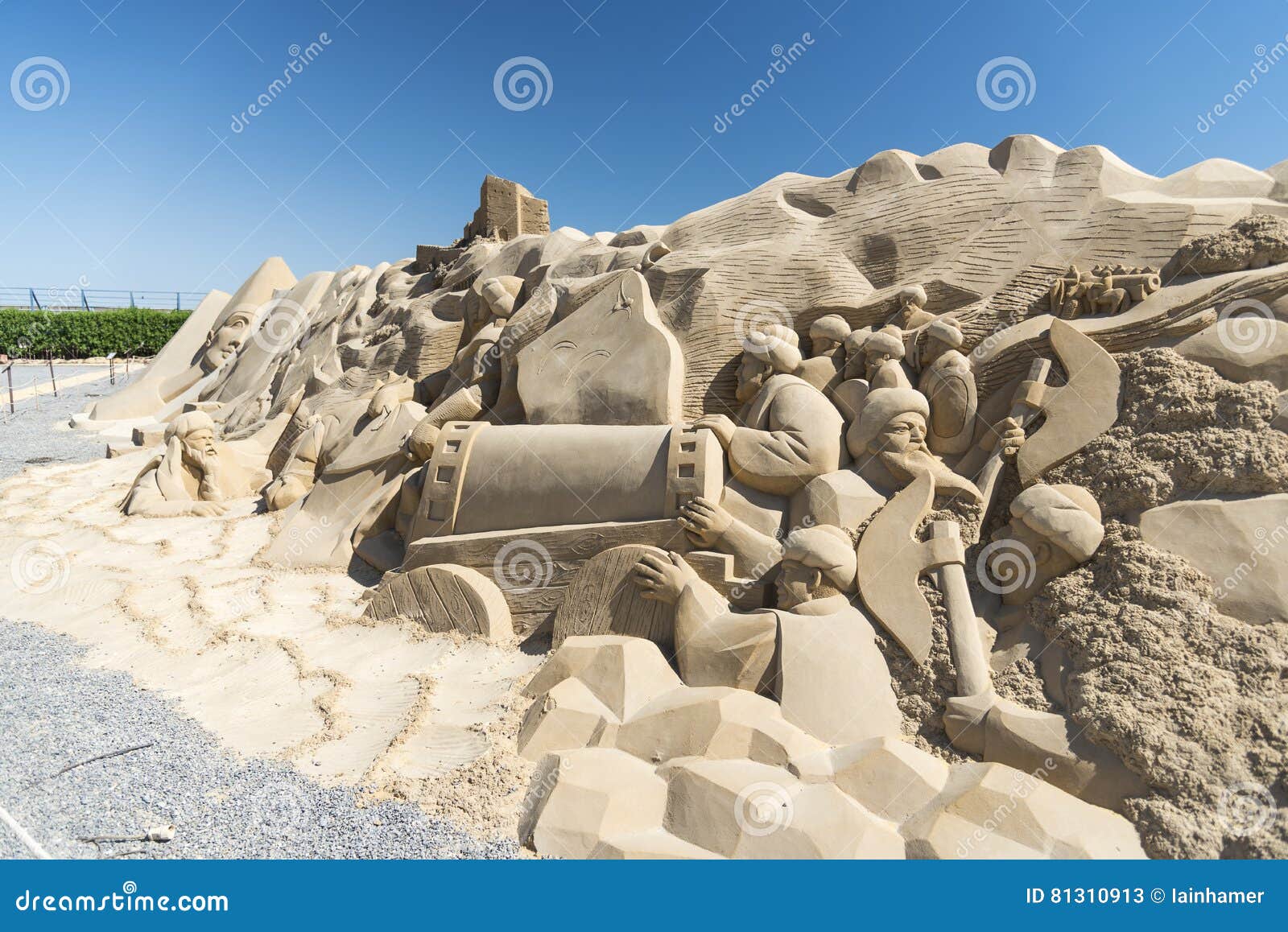 Sand City Hurghada editorial stock photo. Image of town - 81310913