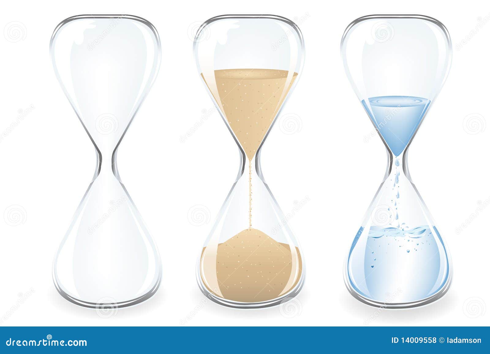 Sand Clocks. Vector stock vector. Illustration of flow - 140095581300 x 957