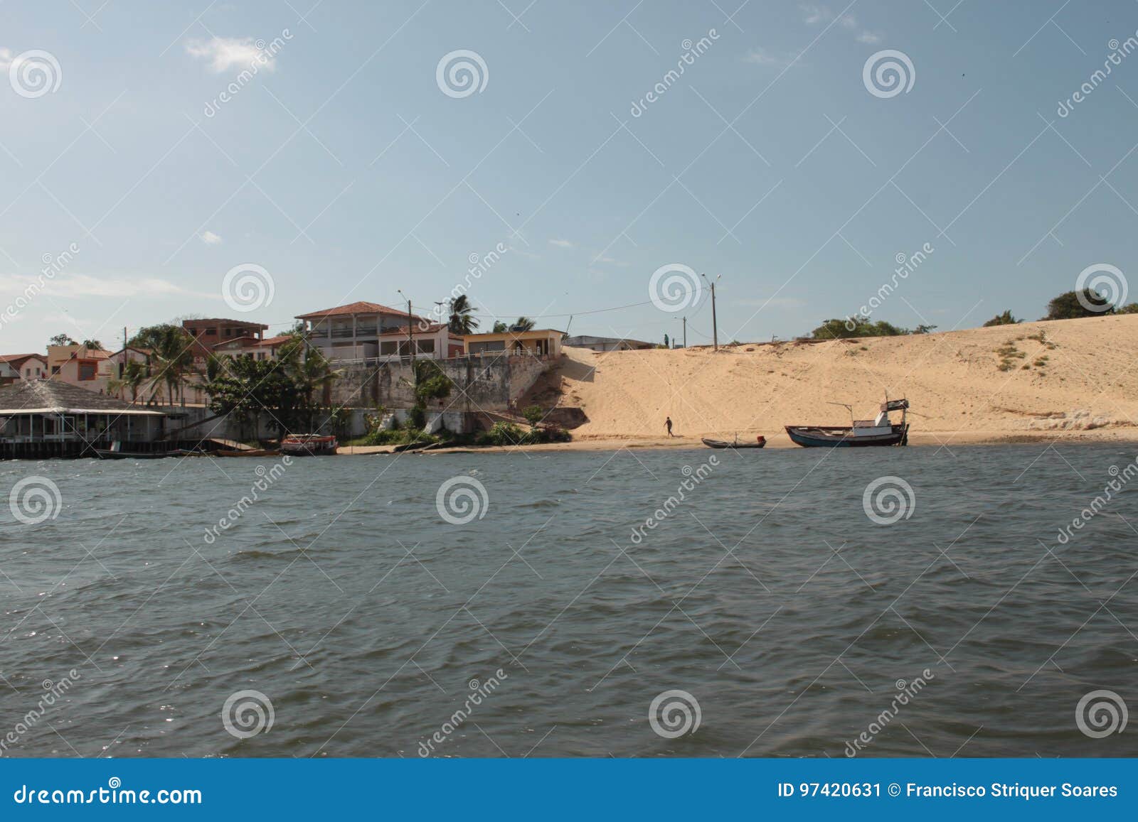 the sand dune and the village