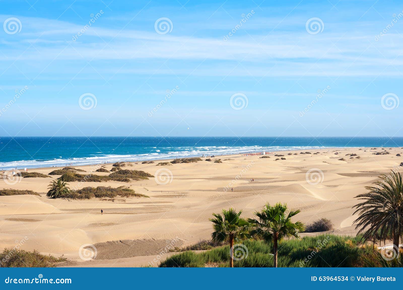 sand dunes of maspalomas. gran canaria. canary islands.