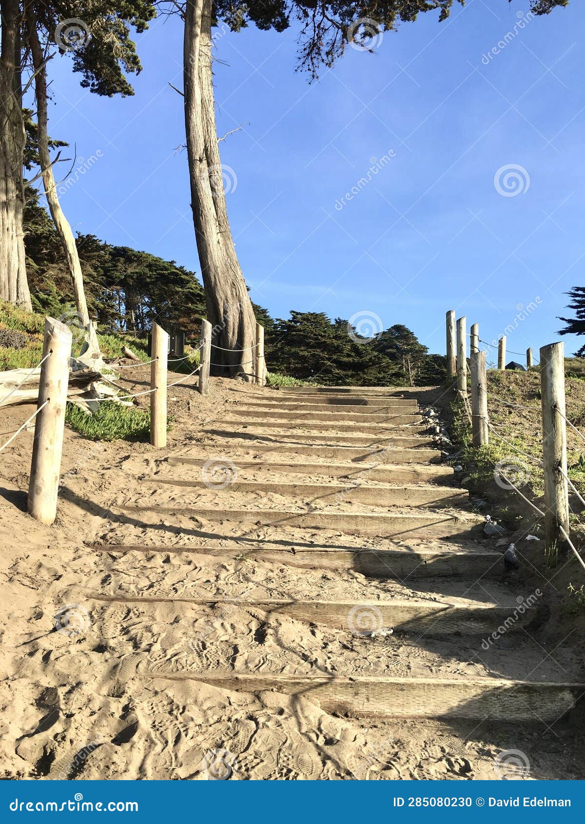 The Sand Ladder at Baker Beach San Francisco 12 Stock Photo Image of