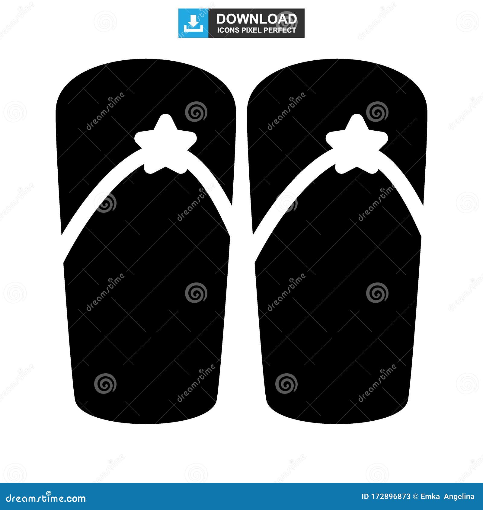 Sandal Icon or Logo Isolated Sign Symbol Vector Illustration Stock ...