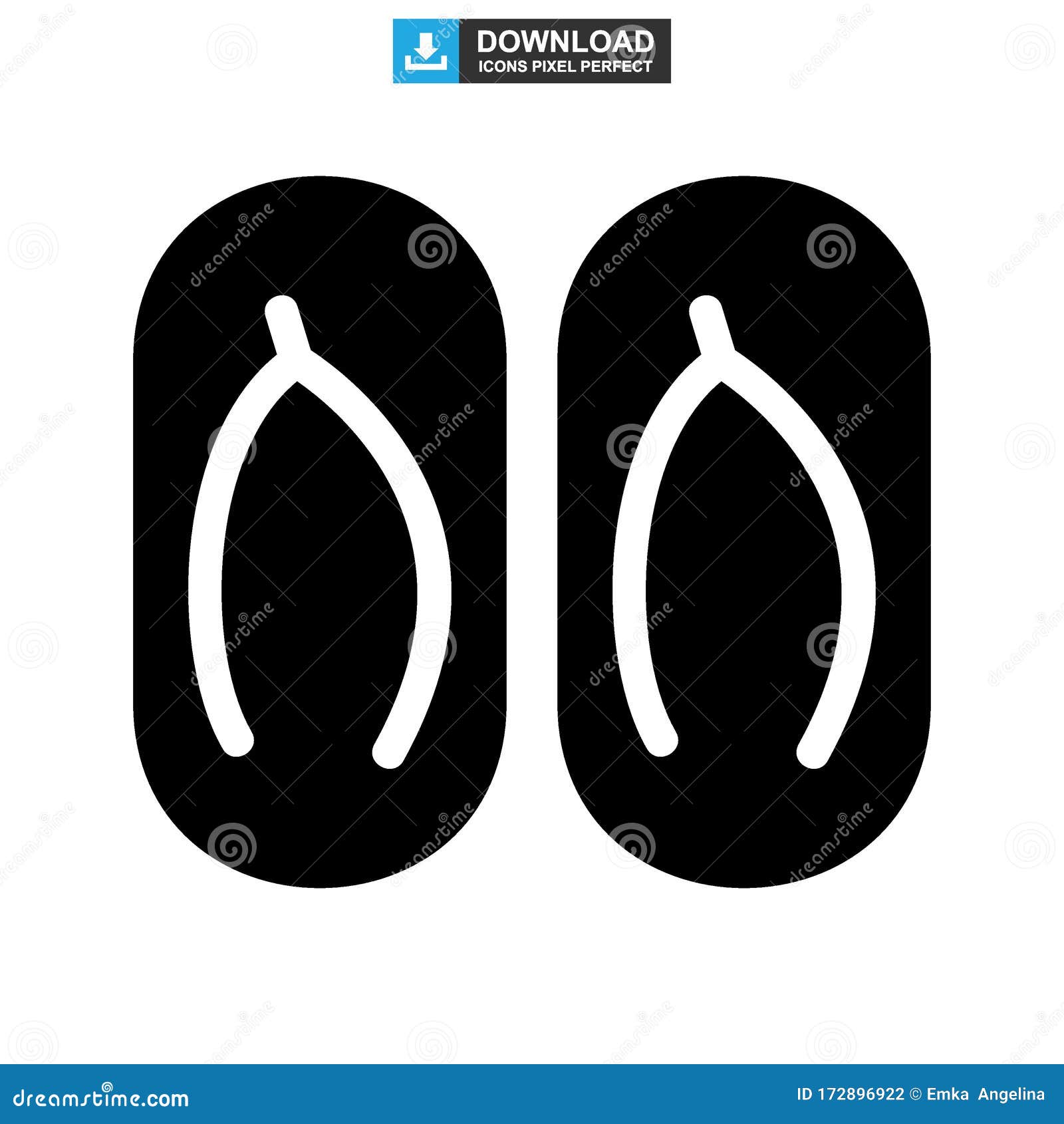 Sandal Icon or Logo Isolated Sign Symbol Vector Illustration Stock ...