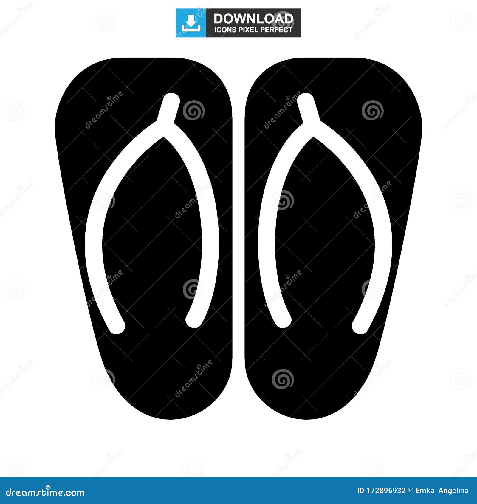 Sandal Icon or Logo Isolated Sign Symbol Vector Illustration Stock ...