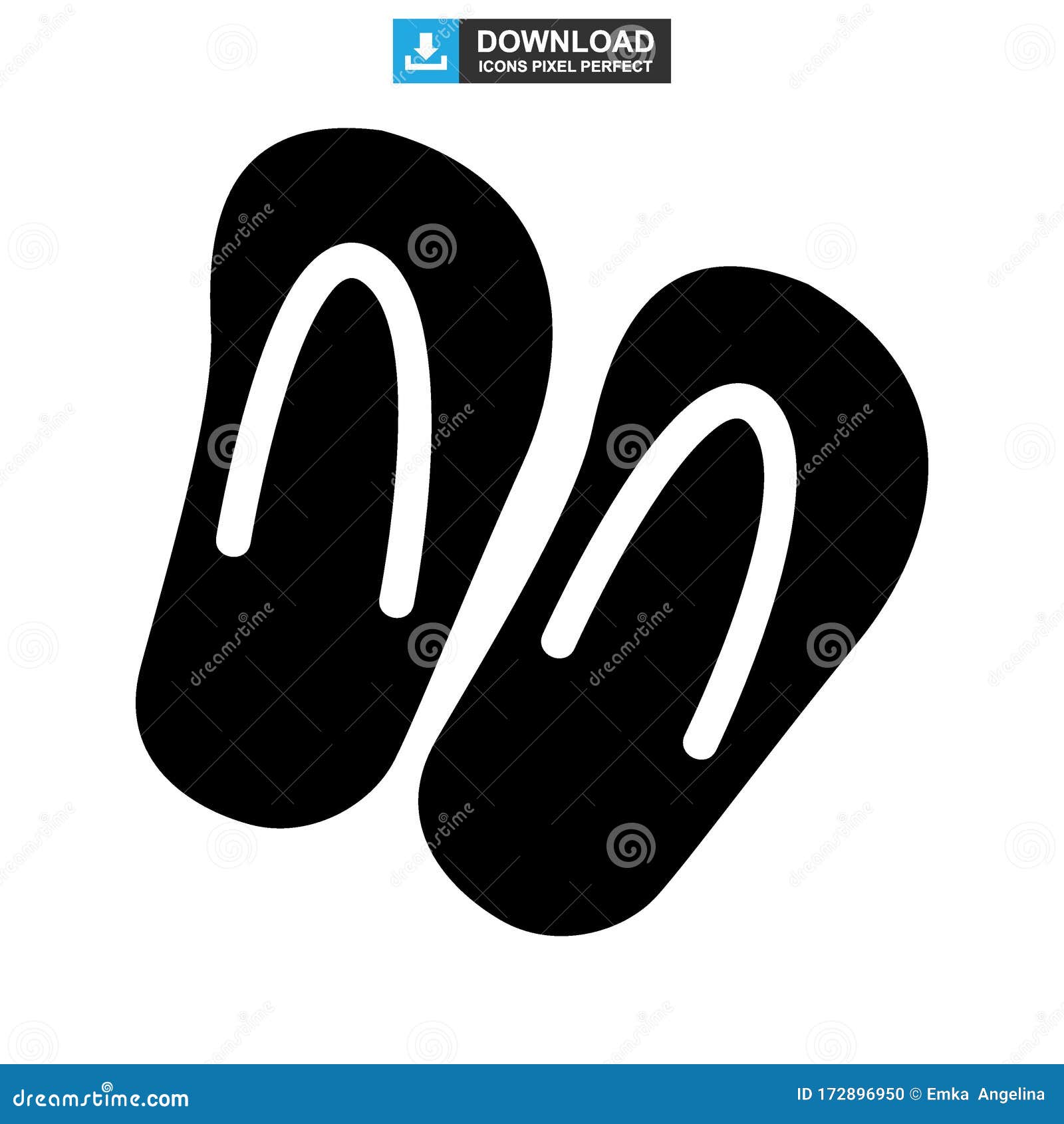 Sandal Icon or Logo Isolated Sign Symbol Vector Illustration Stock ...