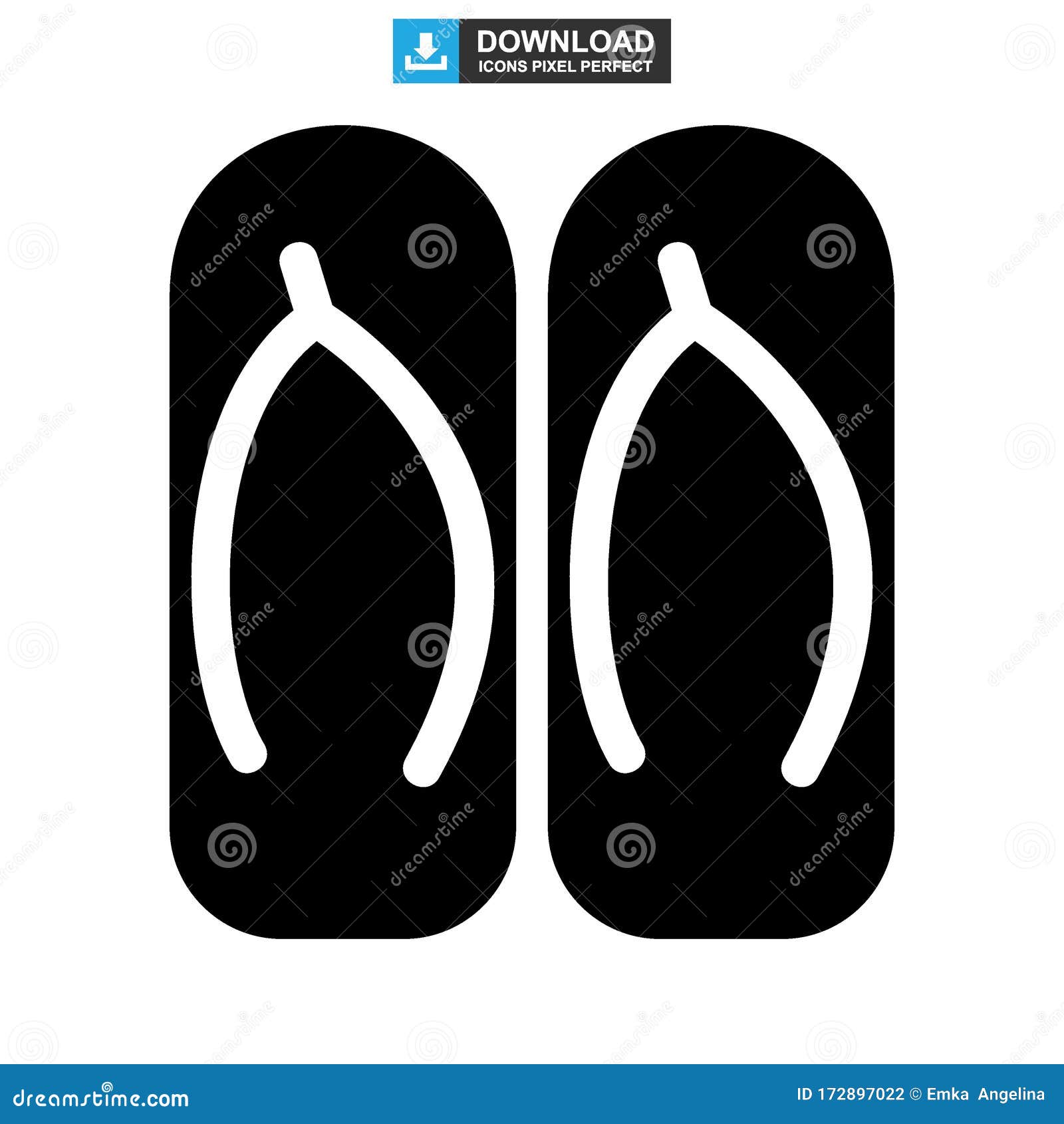 Sandal Icon or Logo Isolated Sign Symbol Vector Illustration Stock ...