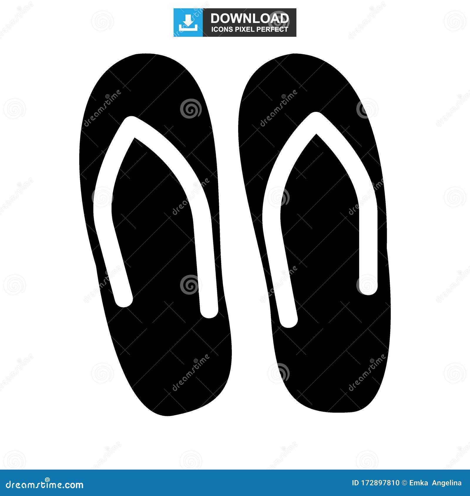 Sandal Icon or Logo Isolated Sign Symbol Vector Illustration Stock ...