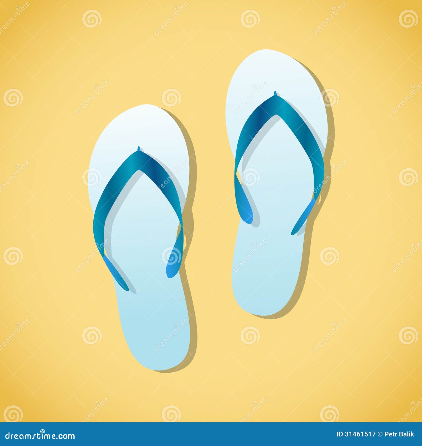 Sandals stock illustration. Illustration of isolated - 31461517