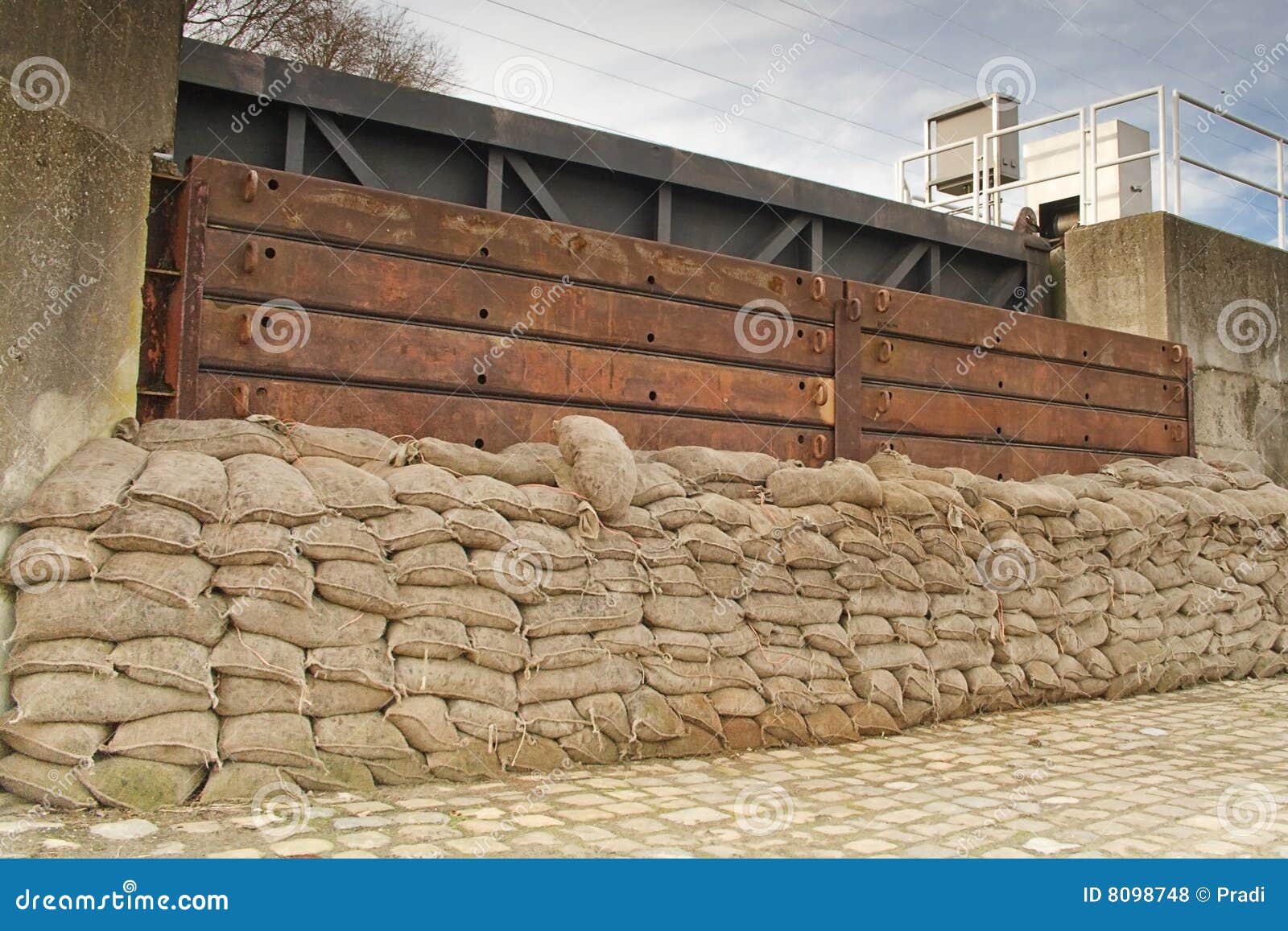 Sandbags Royalty Free Stock Photos Image 8098748