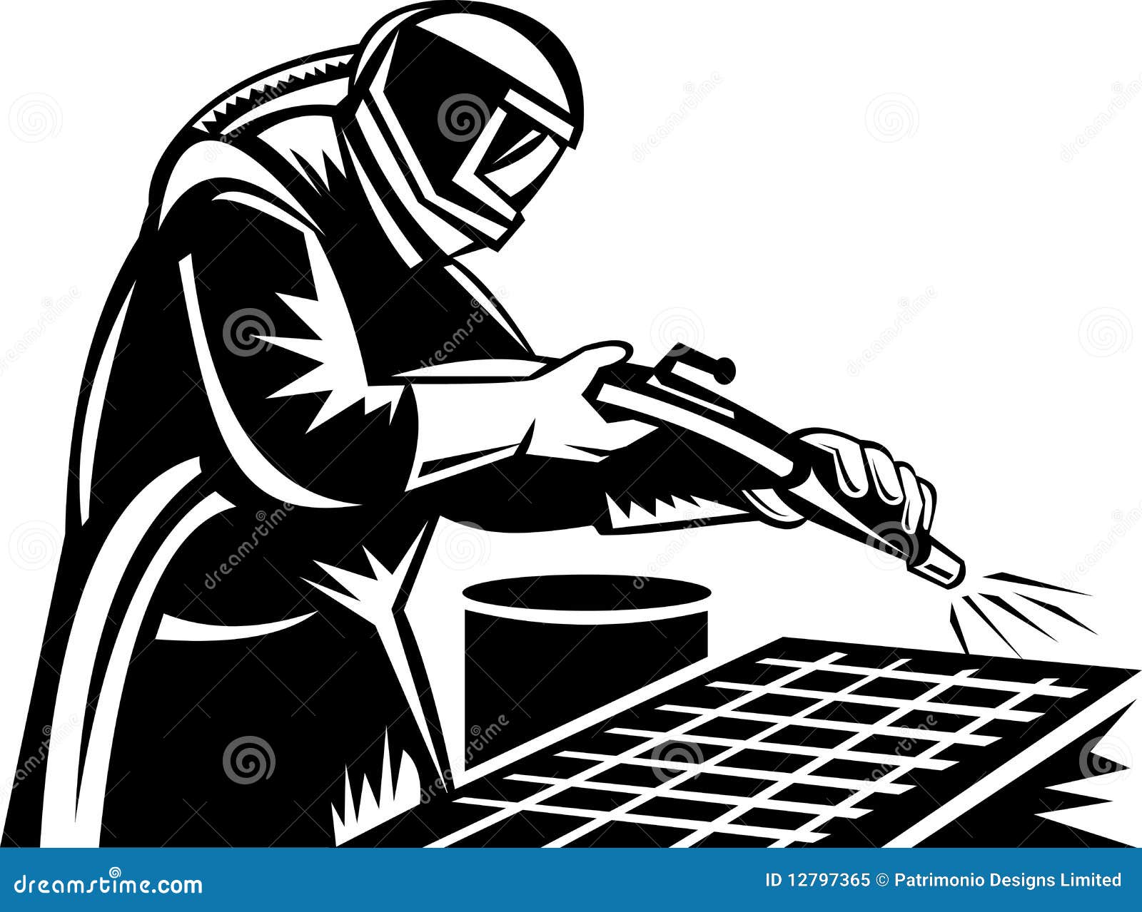 Water Blasting Logo Cartoon Vector 104600637