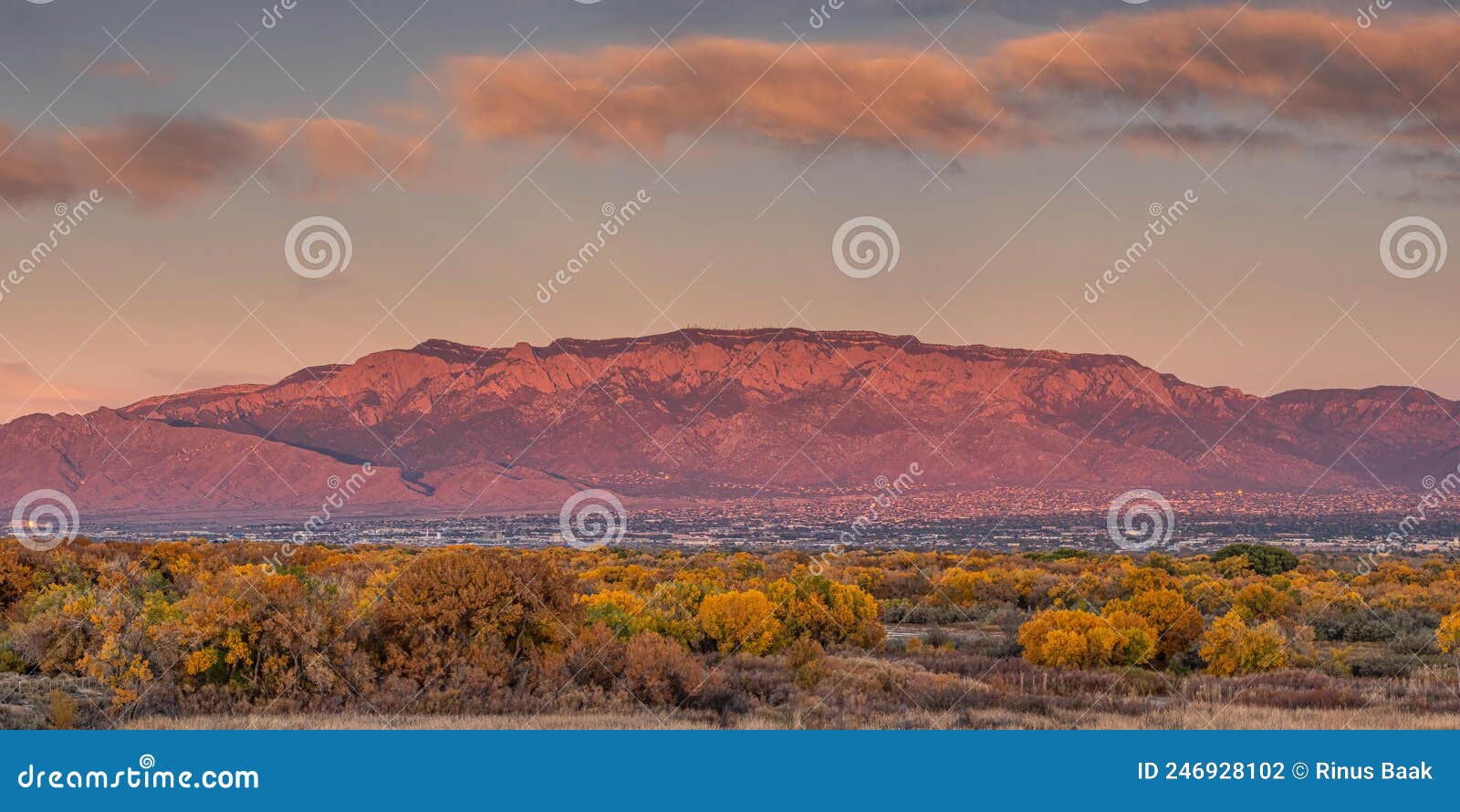 sandia mountain range