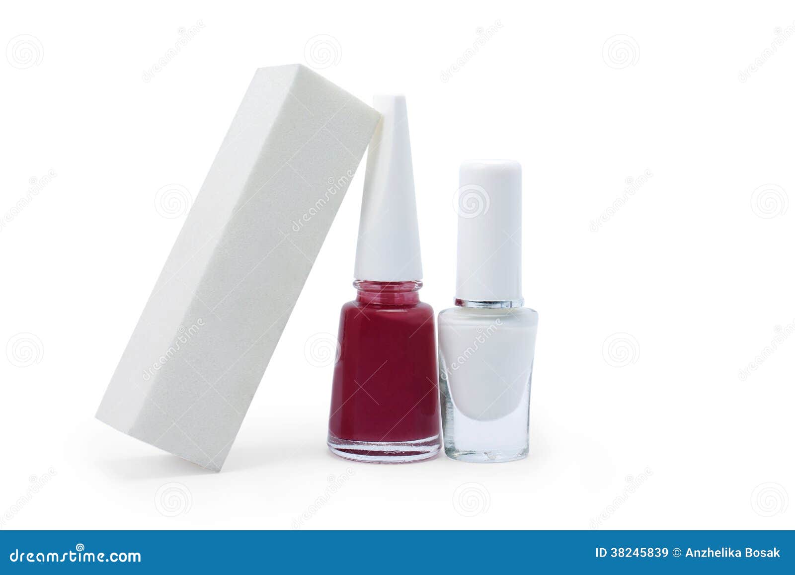 Sanding Block for Nail and Nails Polish Stock Image - Image of file, life:  38245839
