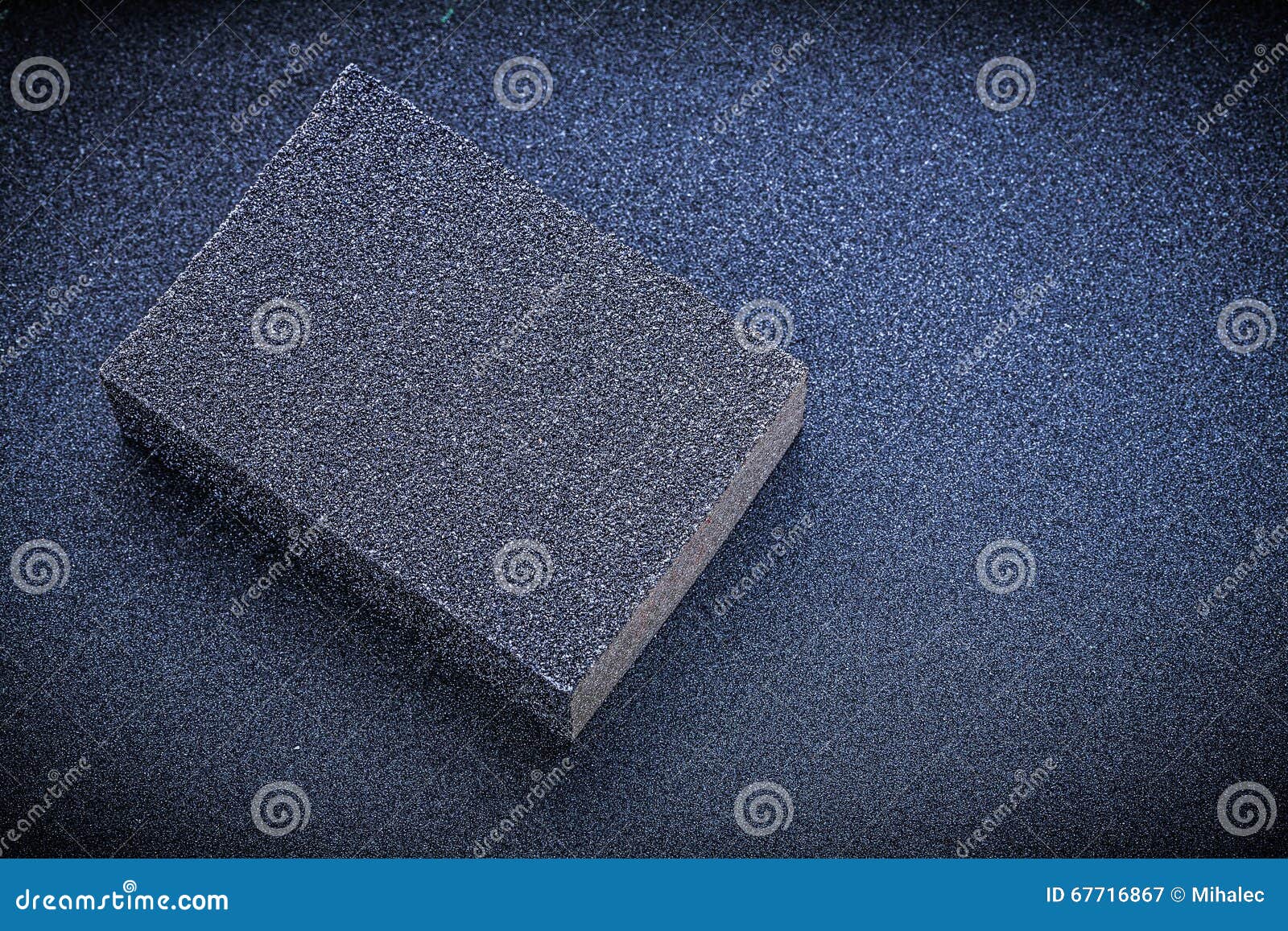 Sanding Sponge on Glass Paper Abrasive Tools Stock Image Image of