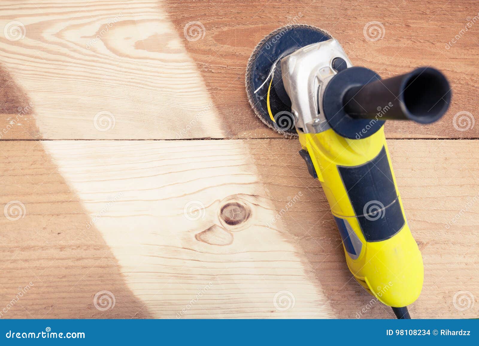 Sanding wood stock photo. Image of construction, repair 98108234