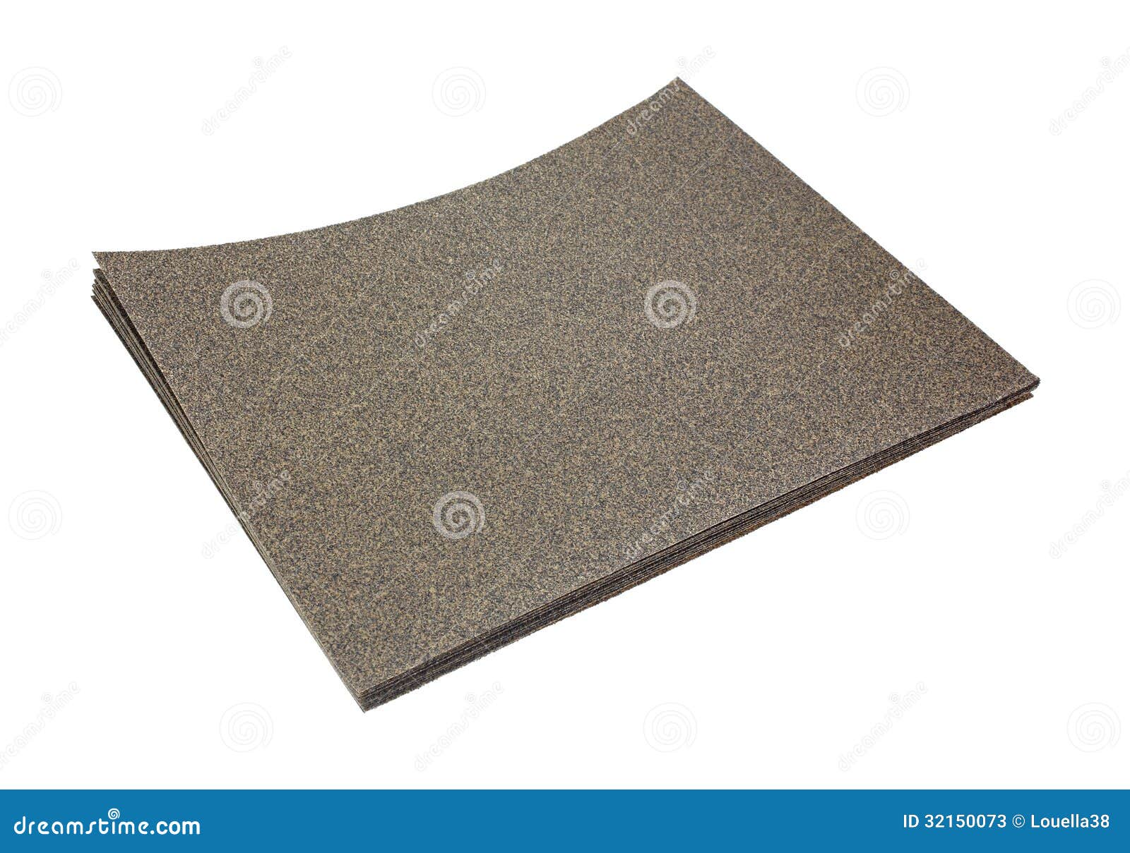 Sandpaper Sheets Stacked stock image. Image of purpose 32150073