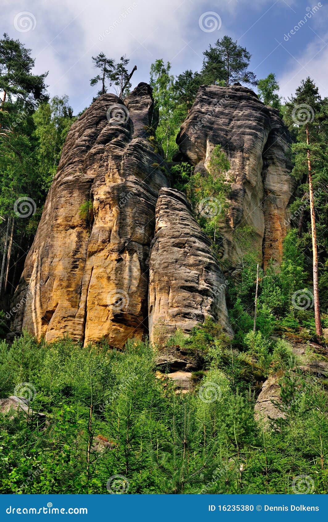 sandstone formations, czech republic