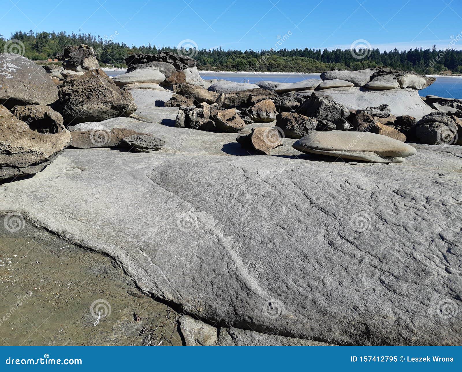 sandstone mineralogy on hornby island