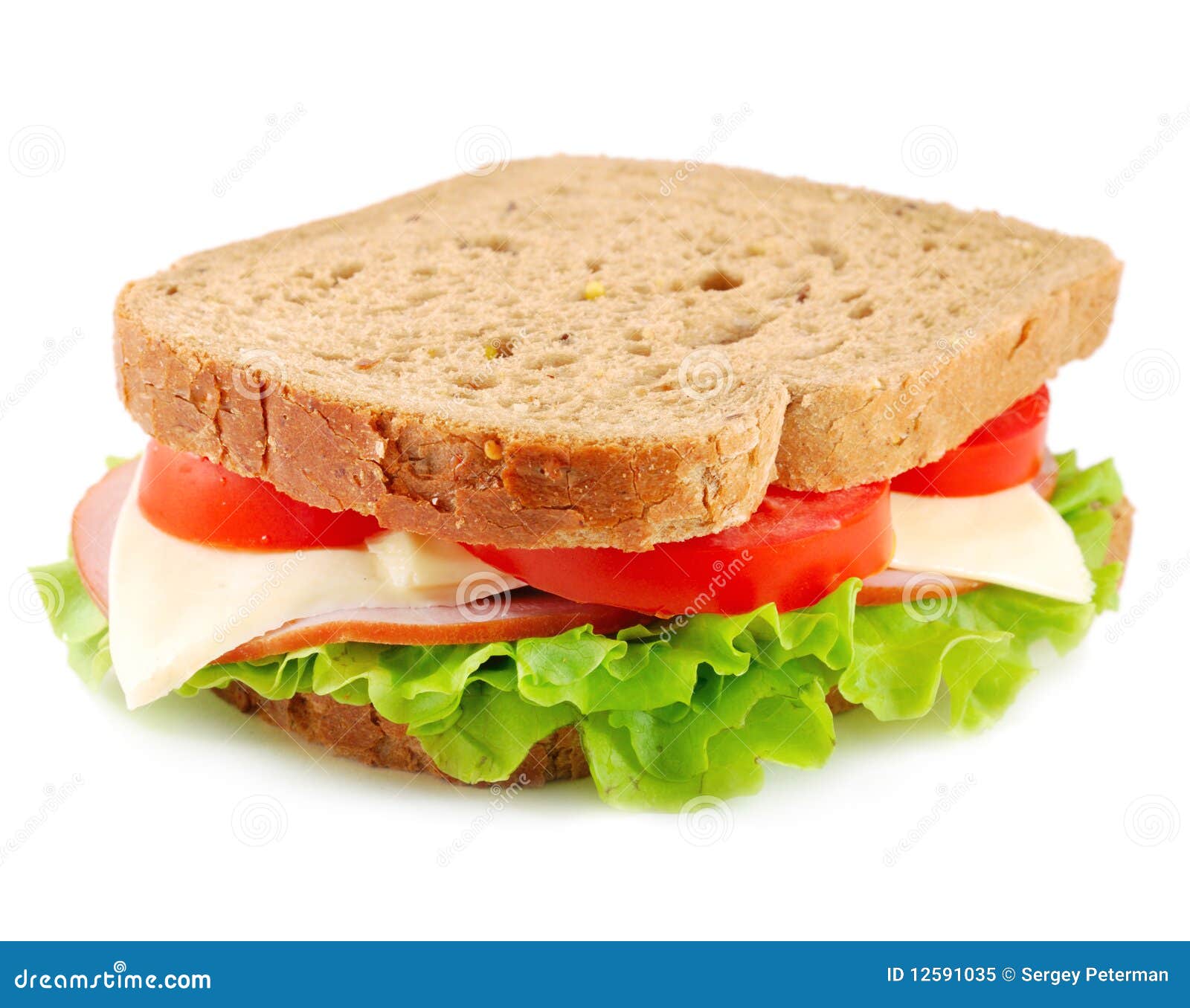 Sandwich stock image. Image of meal, meat, fresh, healthy 12591035