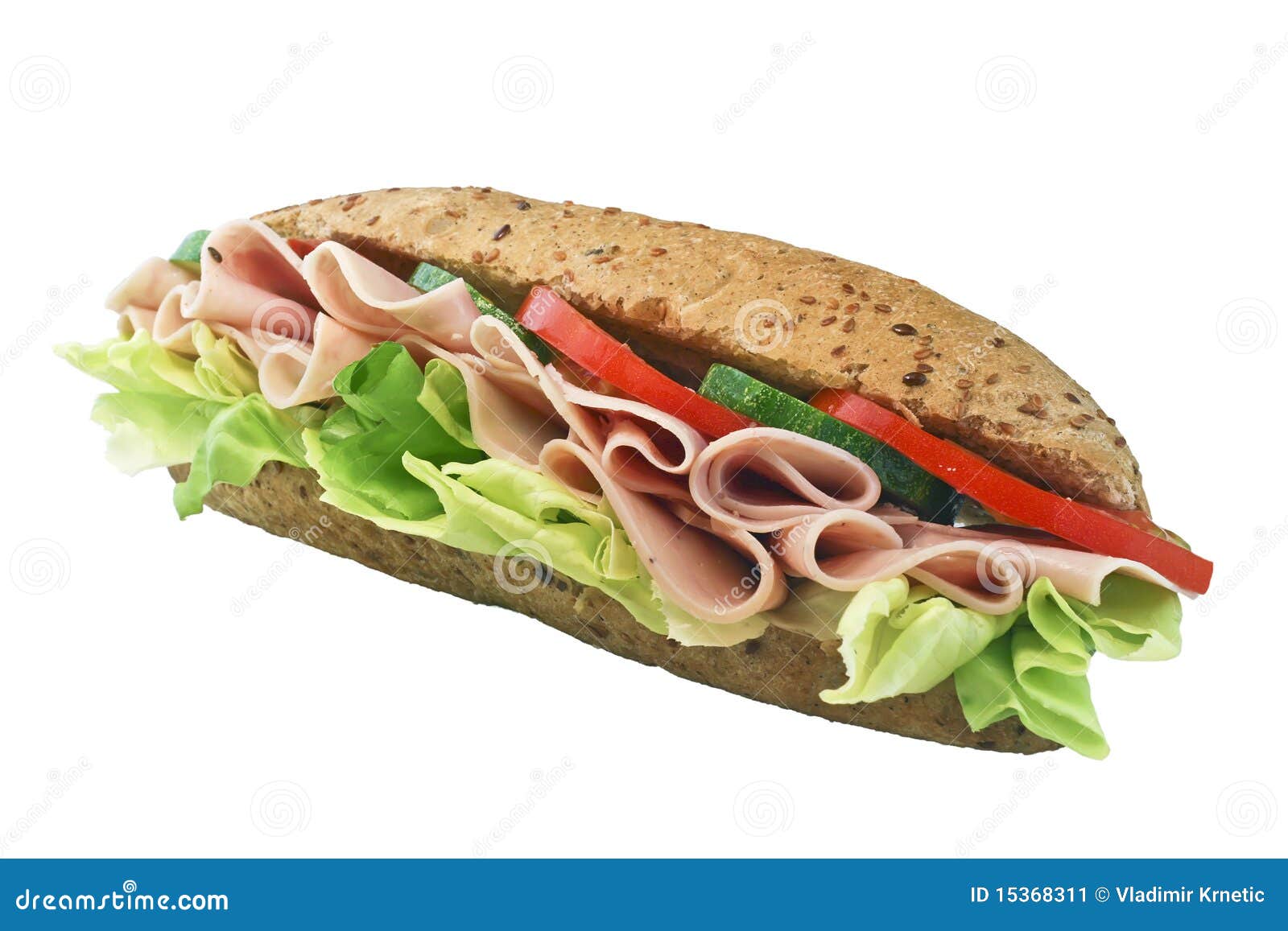 Sandwich stock image. Image of snack, nourishment, food 15368311